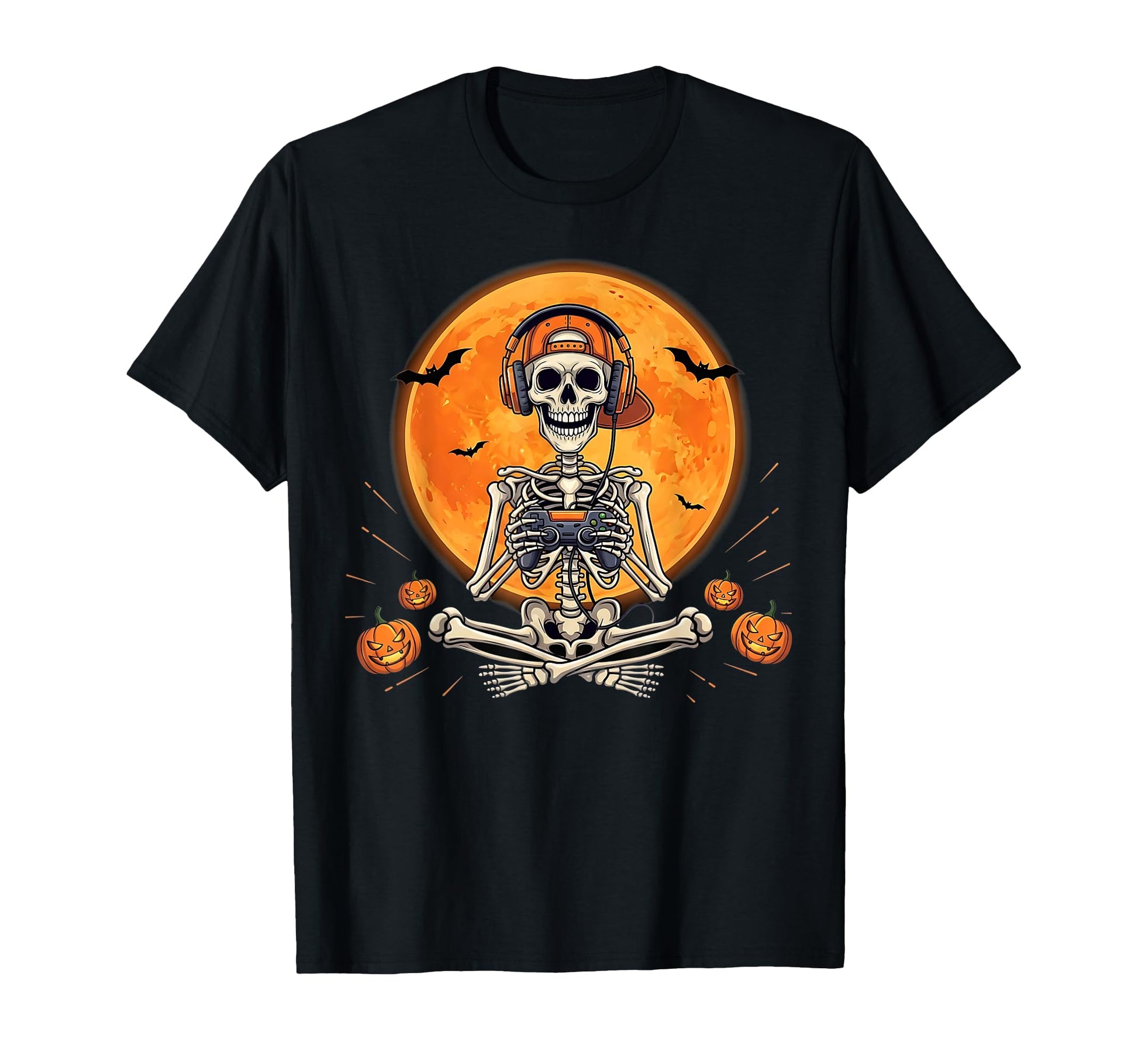 Gamers Gaming Skeleton Gamer Dad T-Shirt - Casual Everyday Wear for Adults - T-Shirt, Sweatshirt, Hoodie