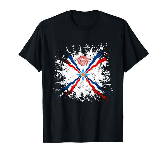 Assyrian Ashur Flag Ashur Emblem Suryoyo T-Shirt - Trendy Graphic Unisex - T-Shirt, Sweatshirt, Hoodie