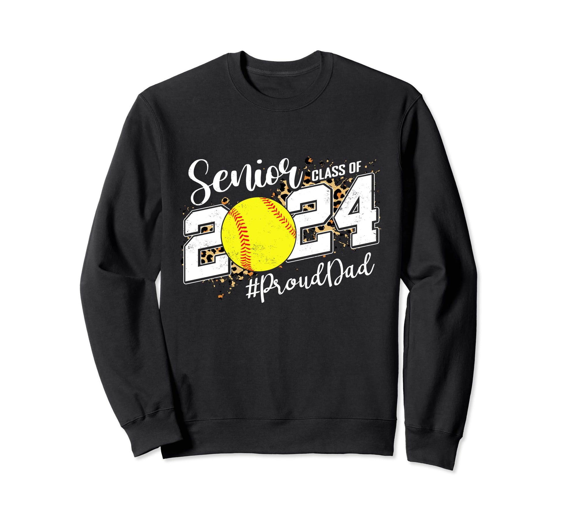 Proud Dad 2024 Senior Graduate Class Sweatshirt - Custom Art Print Unisex - T-Shirt, Sweatshirt, Hoodie