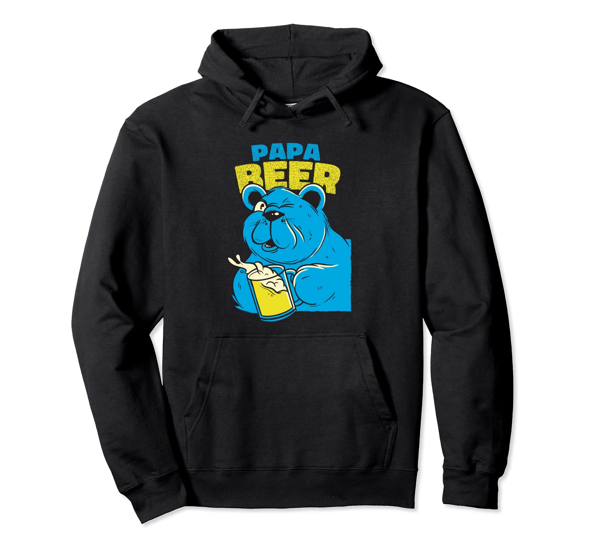 Funny Papa Beer Boozing Papa Bear Hoodie - Aesthetic Graphic Men Women - T-Shirt, Sweatshirt, Hoodie