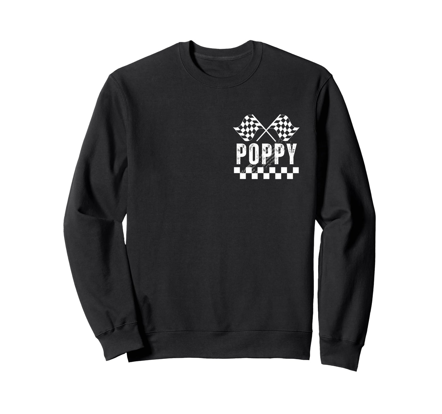Racing Birthday Party Car Pit Crew Sweatshirt - Graphic Print for Adults - T-Shirt, Sweatshirt, Hoodie