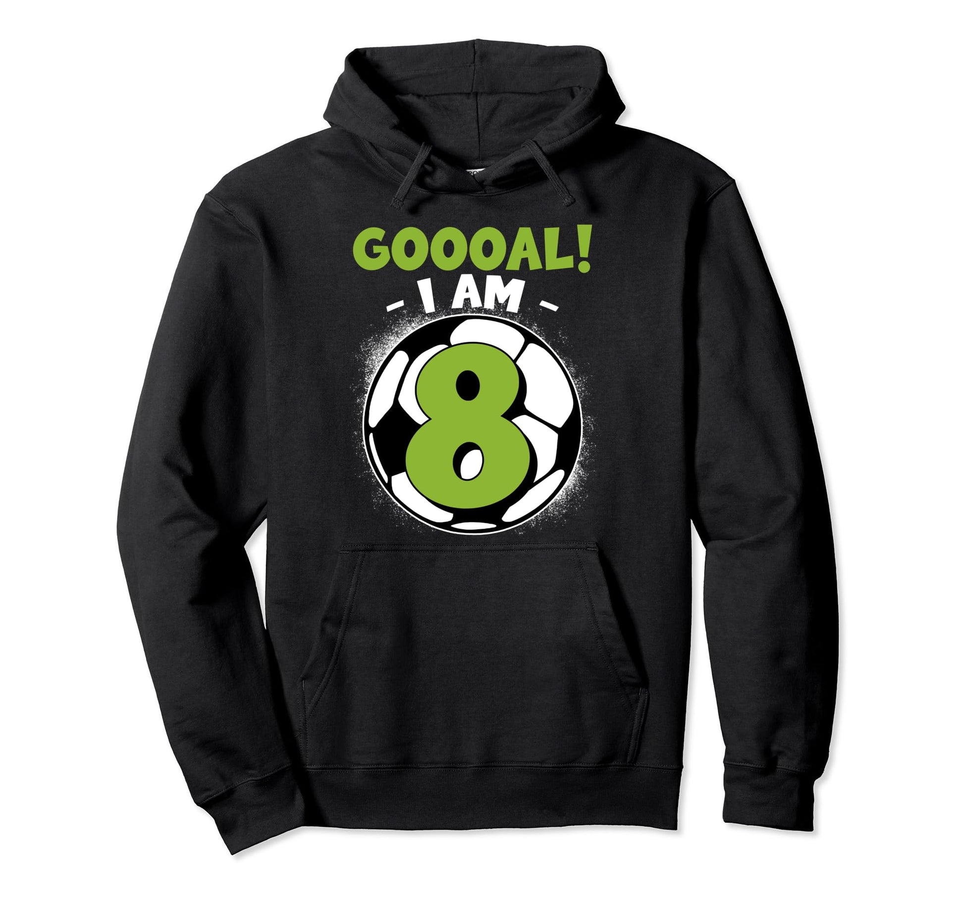 8 Year Old Birthday Soccer Themed 8Thb Hoodie - Trendy Graphic for Adults - T-Shirt, Sweatshirt, Hoodie