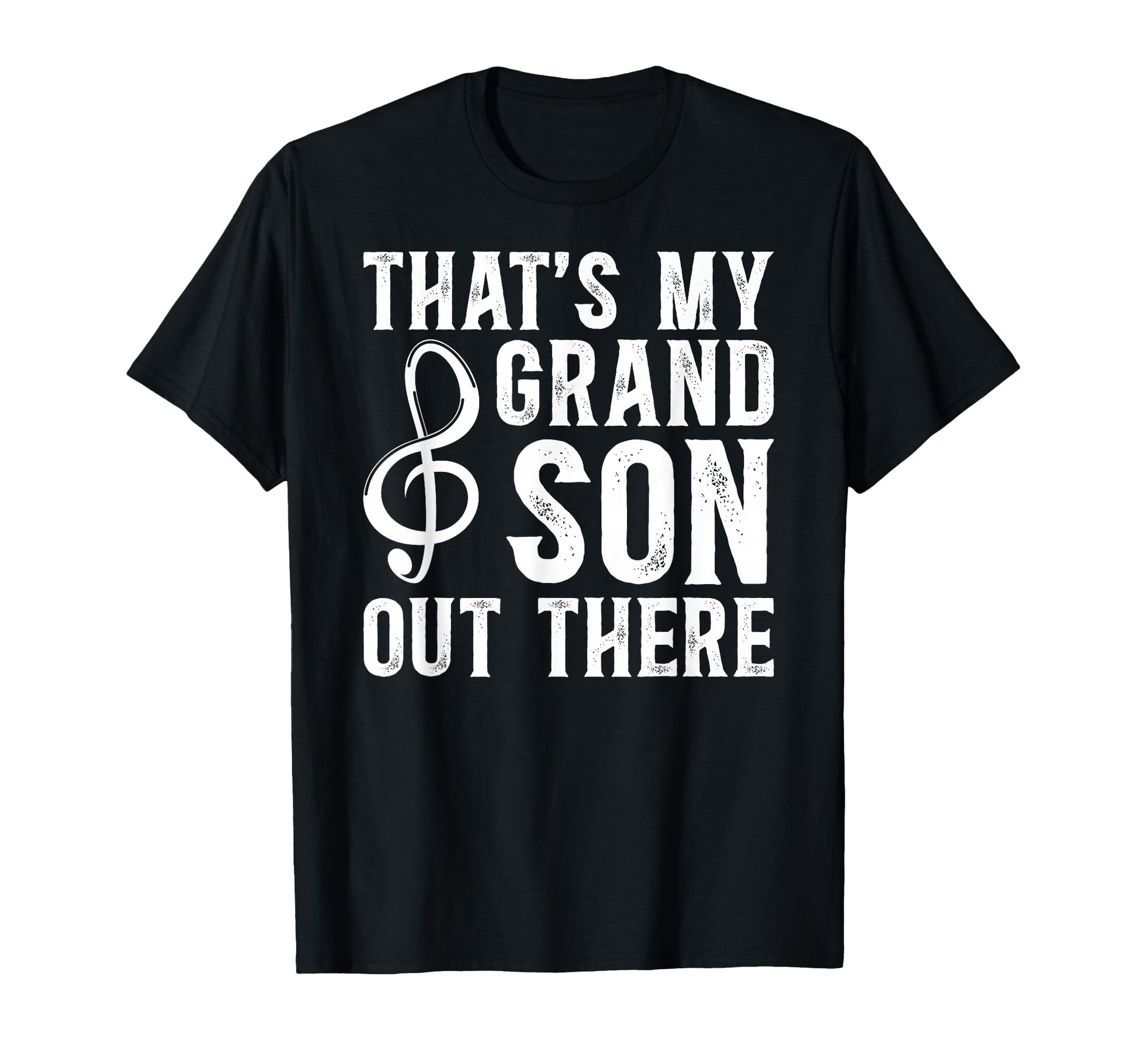 My Grandson Marching Band Grandpa T-Shirt - Fun Novelty Design for Adults - T-Shirt, Sweatshirt, Hoodie