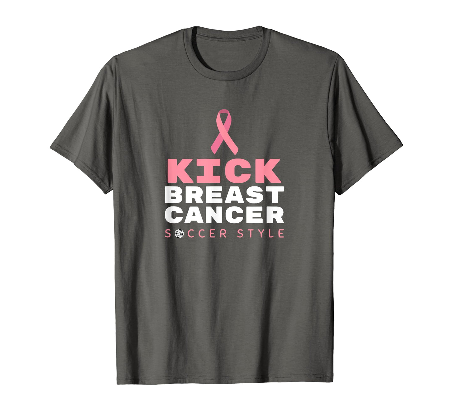 Kick Breast Cancer Awareness T-Shirt - Minimalist Print for Adults - T-Shirt, Sweatshirt, Hoodie