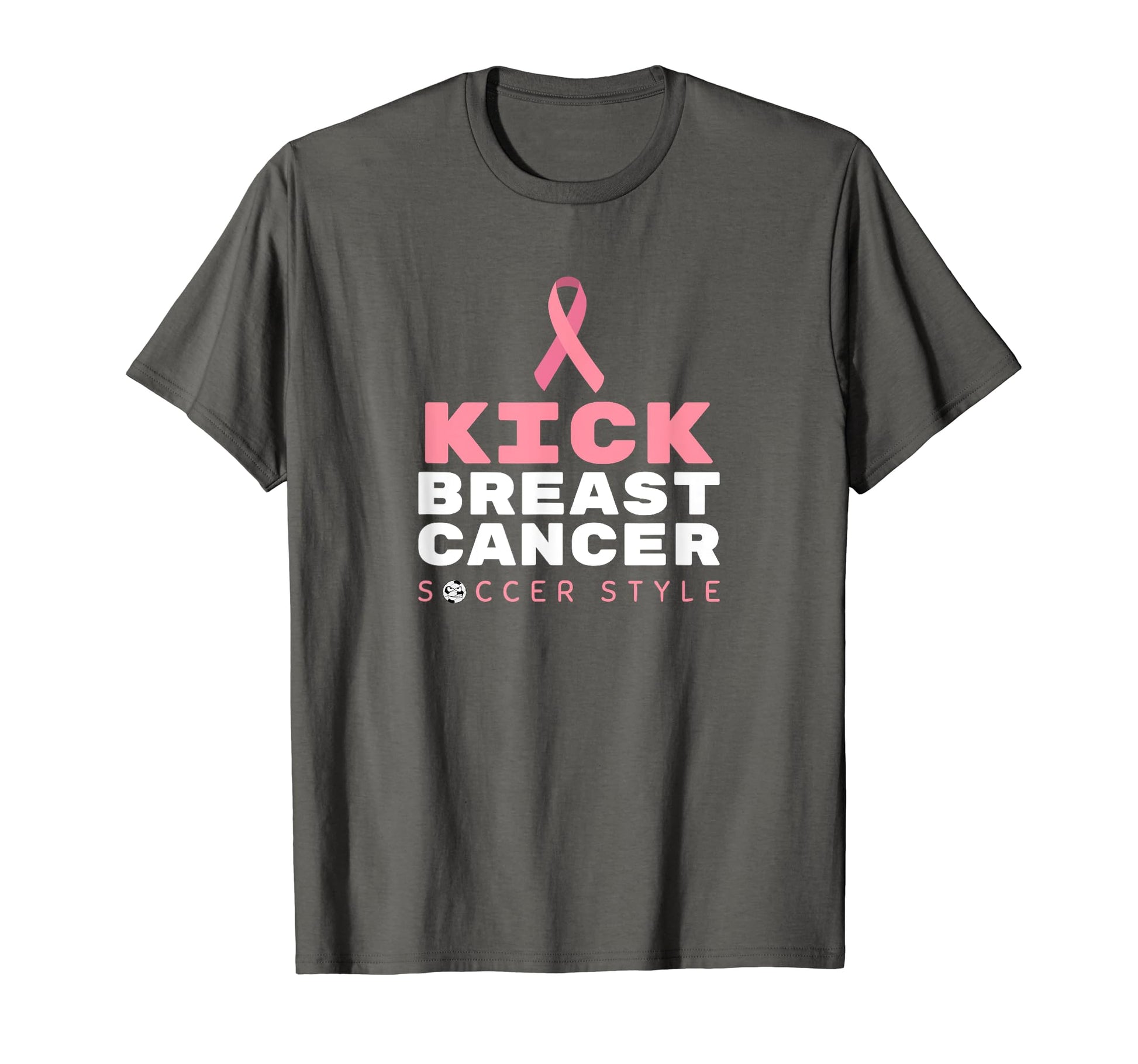 Kick Breast Cancer Awareness T-Shirt - Minimalist Print for Adults - T-Shirt, Sweatshirt, Hoodie