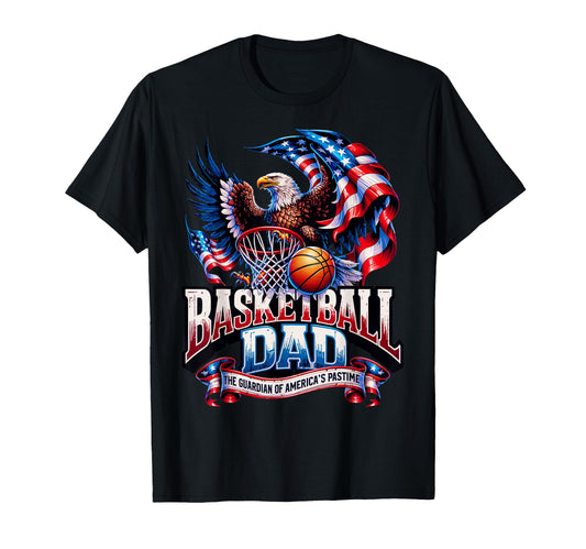 American Flag Basketball T-Shirt - Casual Everyday Wear for Adults - T-Shirt, Sweatshirt, Hoodie