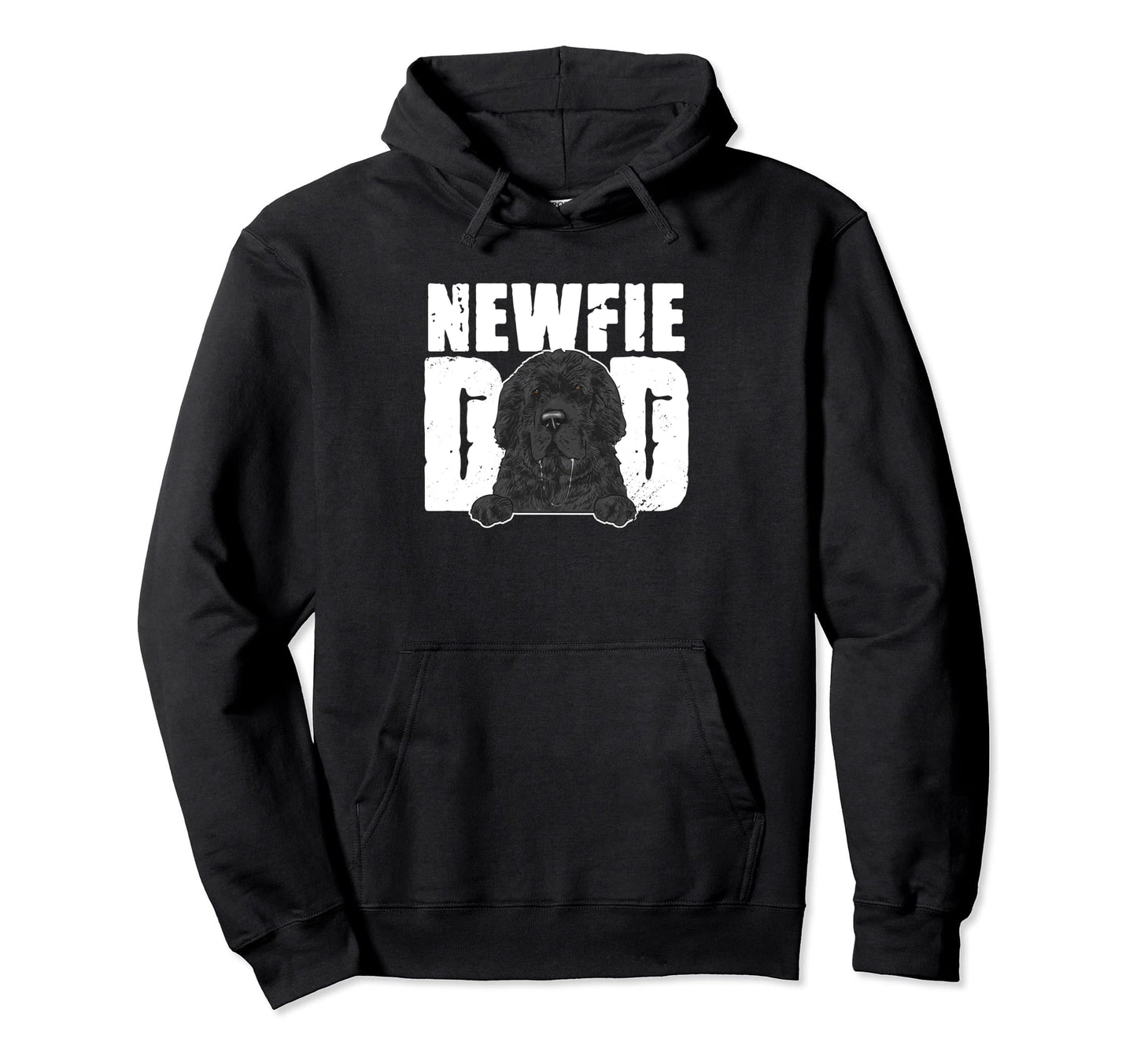 Newfie Dad Newfoundland Dog Dad Hoodie - Custom Art Print Men Women - T-Shirt, Sweatshirt, Hoodie