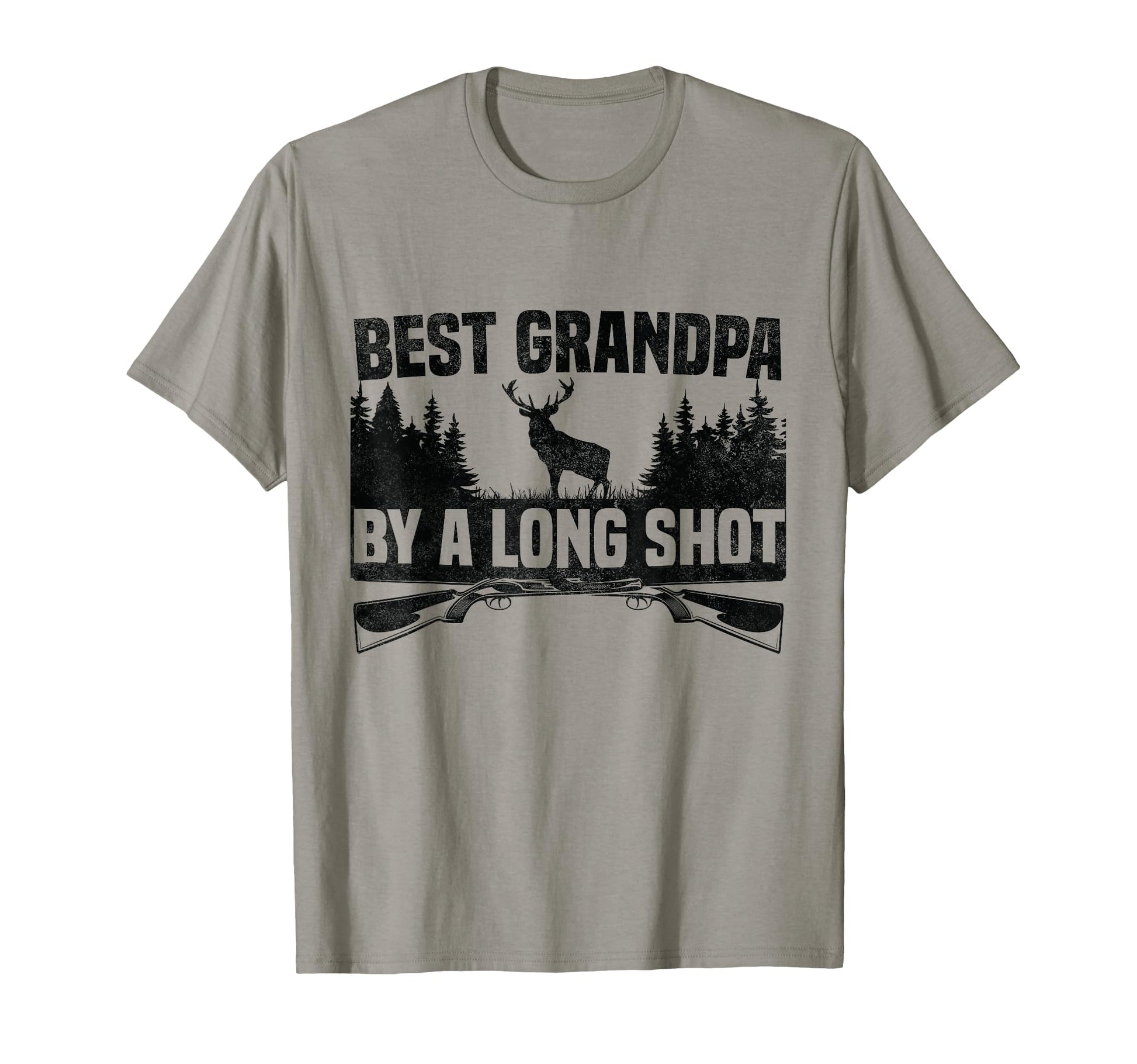 Best Grandpa Long Shot Deer Hunting T-Shirt - Unique Graphic Men Women - T-Shirt, Sweatshirt, Hoodie