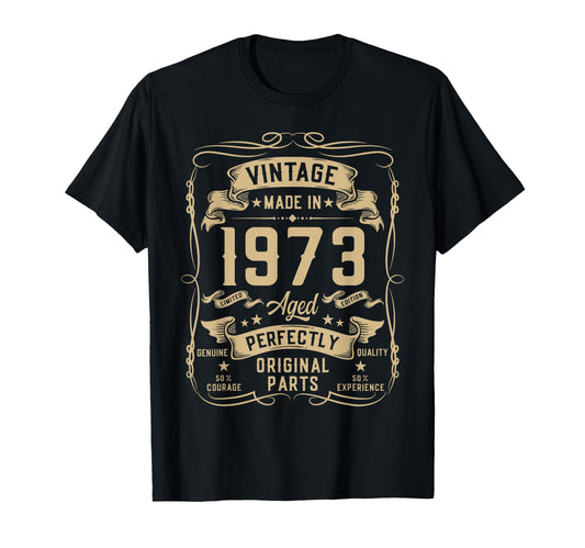 1973 53Yr 53Rd Birthday Gifts 53 T-Shirt - Minimalist Print for Adults - T-Shirt, Sweatshirt, Hoodie