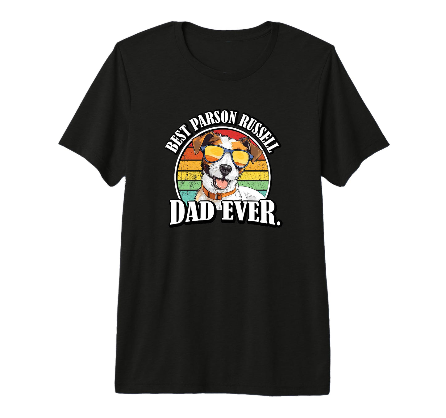 Funny Best Dad Parson Russell Terrier T-Shirt - Novelty Apparel Unisex - T-Shirt, Sweatshirt, Hoodie