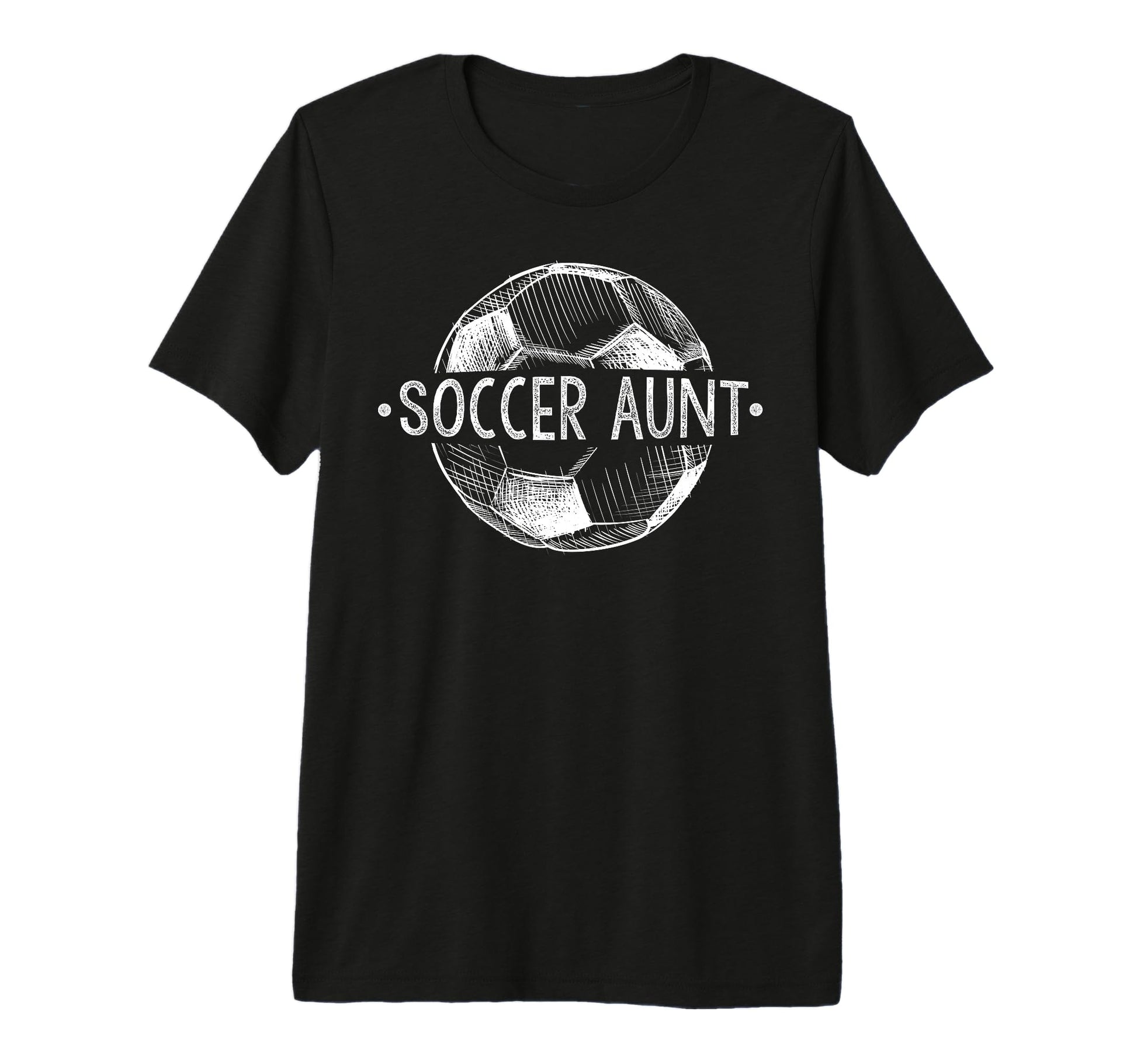 Soccer Aunt Family Matching Team T-Shirt - Minimalist Print for Adults - T-Shirt, Sweatshirt, Hoodie