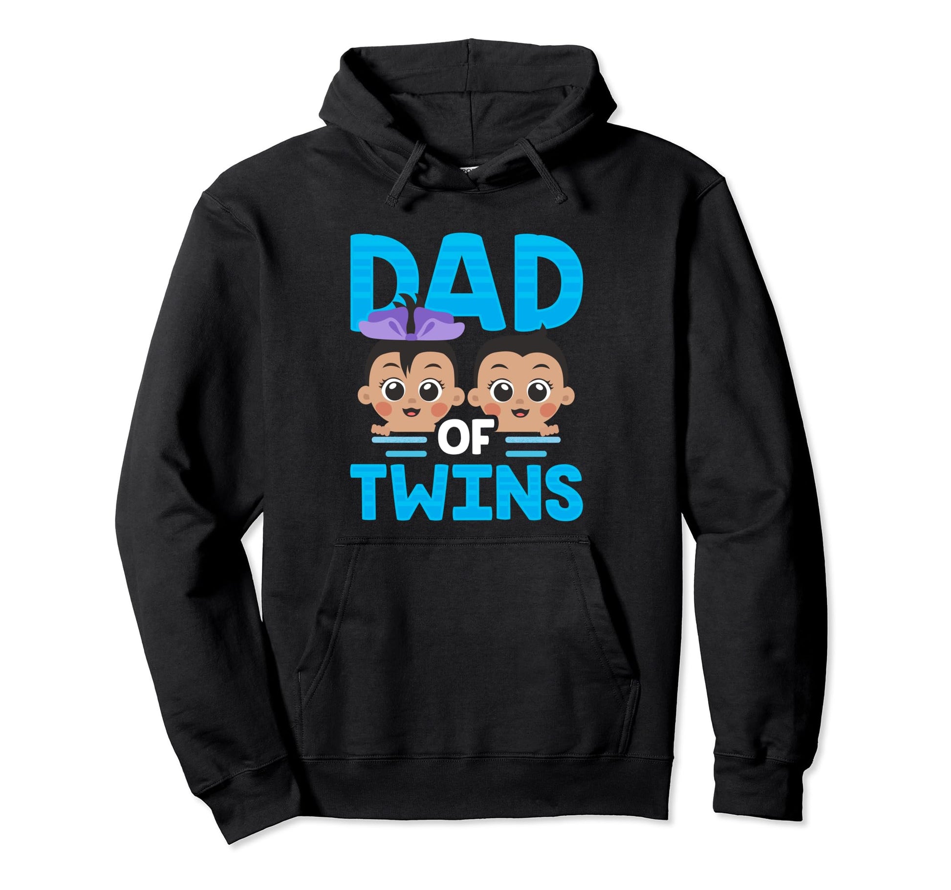 Dad Twins Twin Sarcastic Funny Hoodie - Minimalist Print Unisex - T-Shirt, Sweatshirt, Hoodie