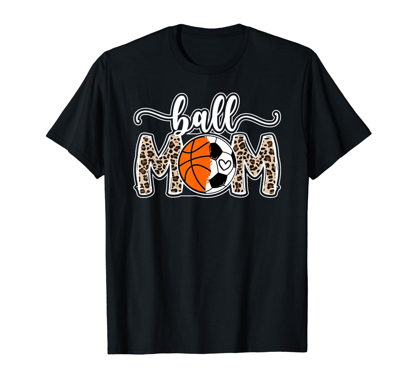 Ball Mom Soccer Basketball Mom T-Shirt - Custom Art Print Men Women - T-Shirt, Sweatshirt, Hoodie