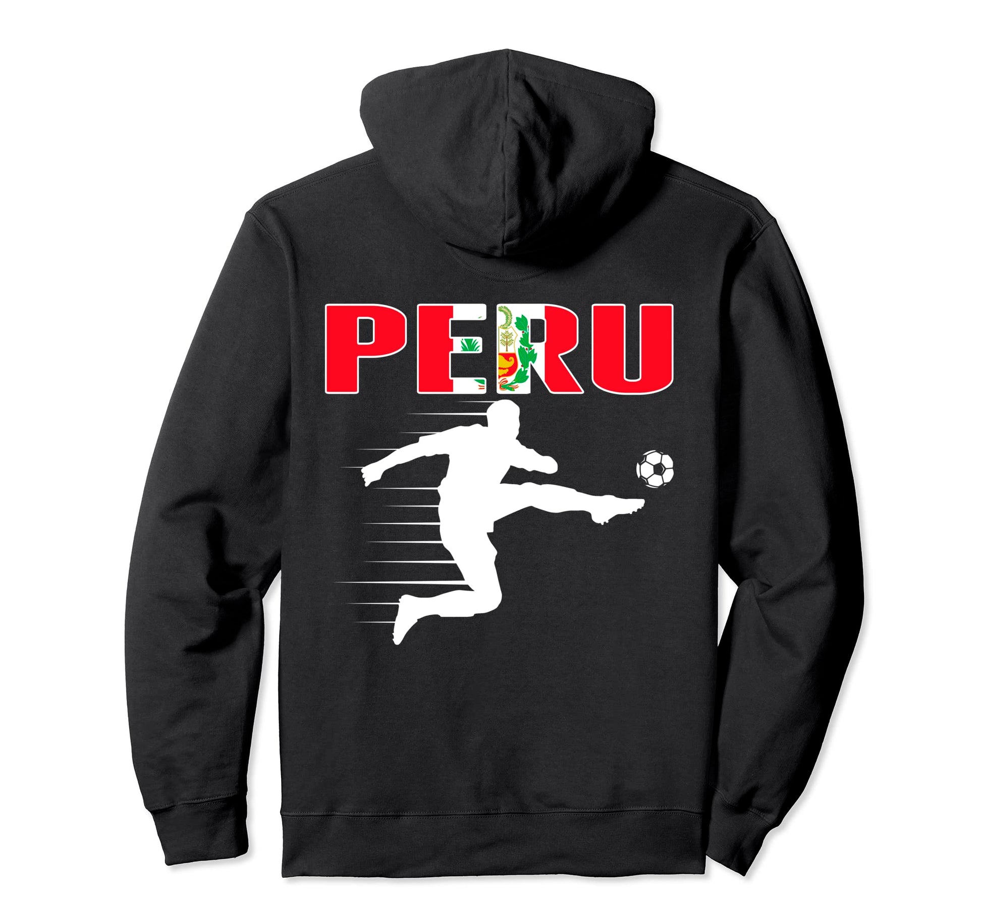 Peru Soccer Fans Jersey Proud Hoodie - Casual Everyday Wear Men Women - T-Shirt, Sweatshirt, Hoodie