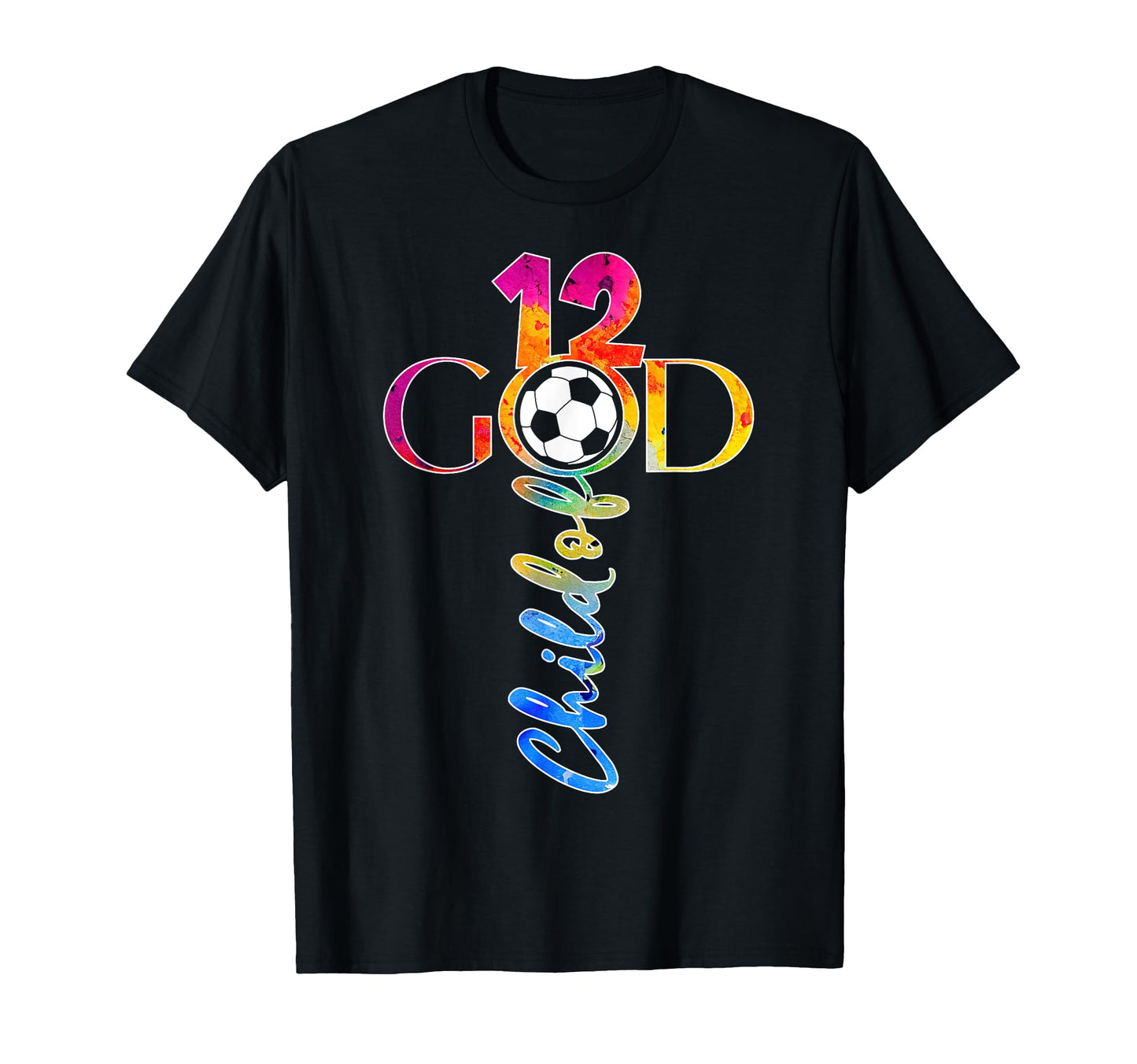 Jesus 12 Years Child God Soccer 12Th T-Shirt - Streetwear Style for Adults - T-Shirt, Sweatshirt, Hoodie