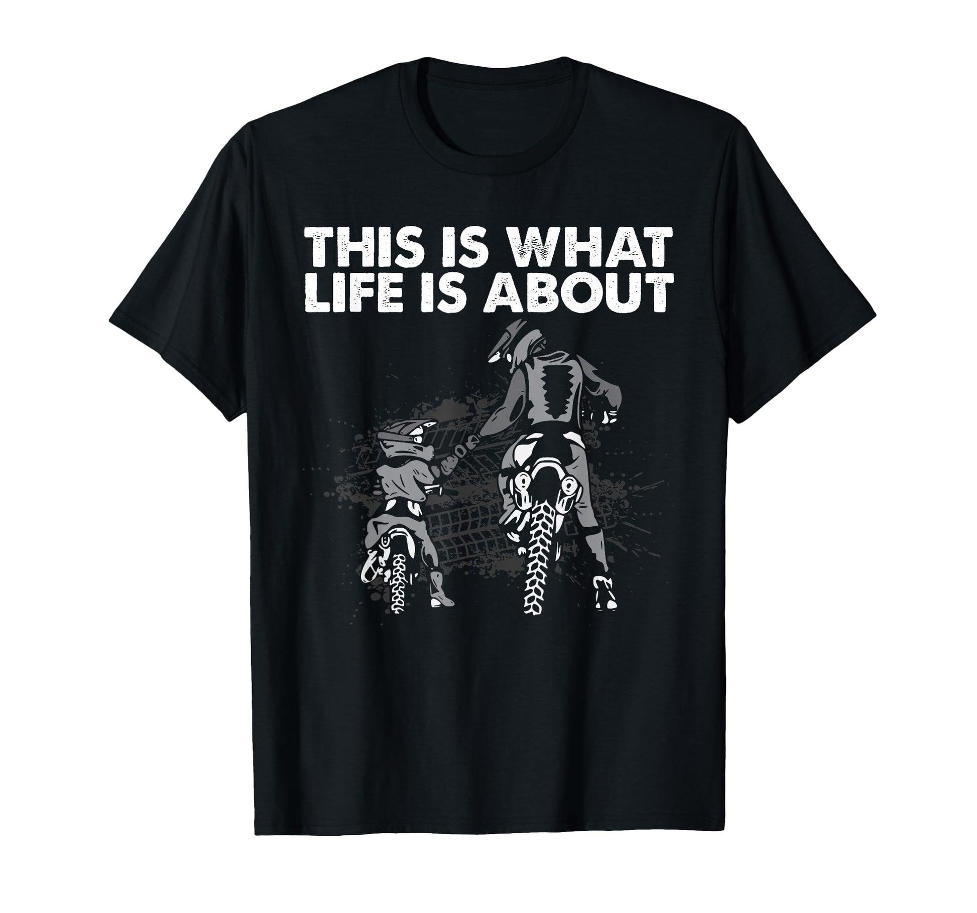 Dirt Bike Father Motocross Lovers Mx T-Shirt - Casual Everyday Wear Unisex - T-Shirt, Sweatshirt, Hoodie