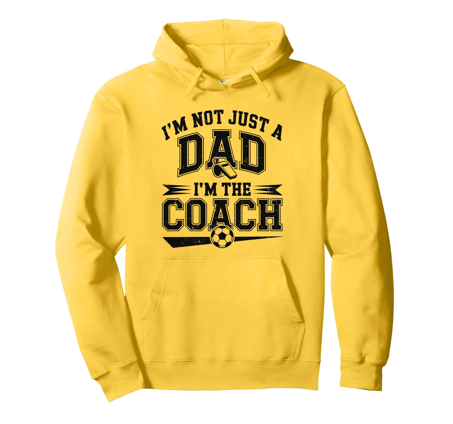 Soccer Dad Coach Funny Coaching Fathers Hoodie - Unique Graphic for Adults - T-Shirt, Sweatshirt, Hoodie