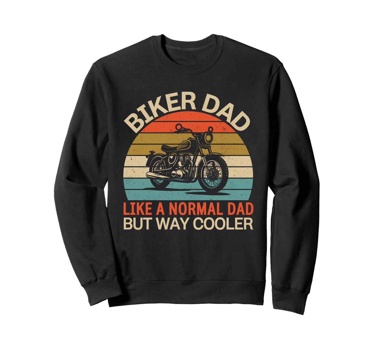 Biker Dad Motorcycle Fathers Day T Shirts T-Shirt - Unique Graphic Unisex - T-Shirt, Sweatshirt, Hoodie