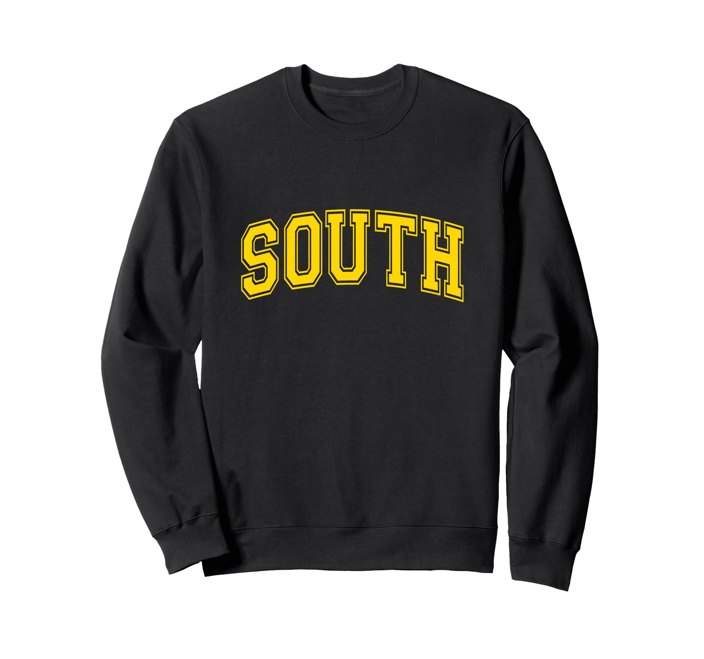 Yellow South Team Colors Spirit Sweatshirt - Minimalist Print Unisex - T-Shirt, Sweatshirt, Hoodie