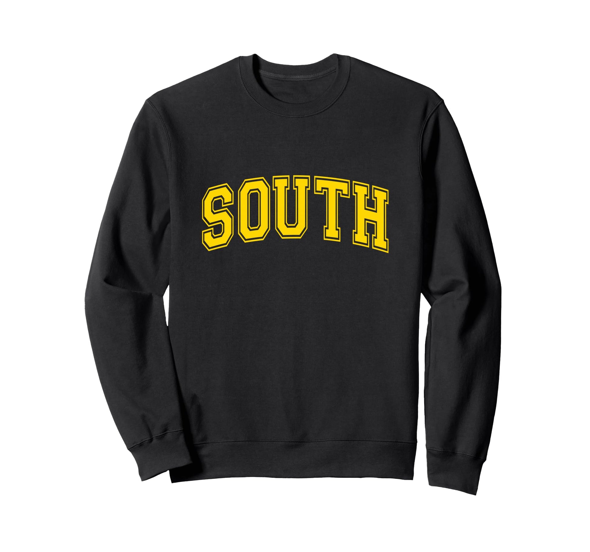 Yellow South Team Colors Spirit Sweatshirt - Minimalist Print Unisex - T-Shirt, Sweatshirt, Hoodie