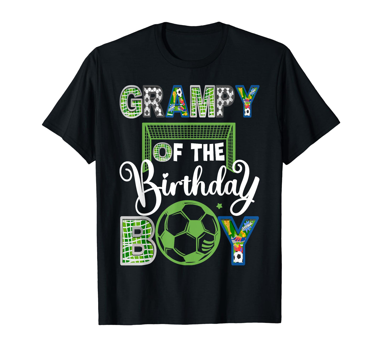Grampy Birthday Soccer Baller Birthday T-Shirt - Streetwear Style Unisex - T-Shirt, Sweatshirt, Hoodie