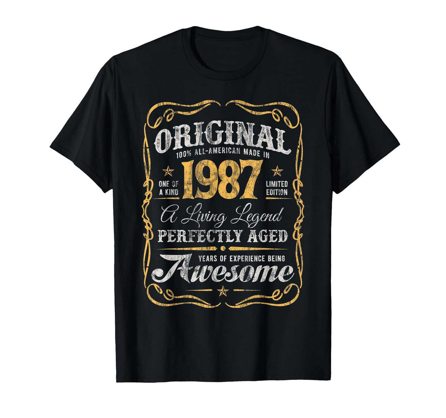 Original Made 1987 37Th Birthday T-Shirt - Casual Everyday Wear Unisex - T-Shirt, Sweatshirt, Hoodie