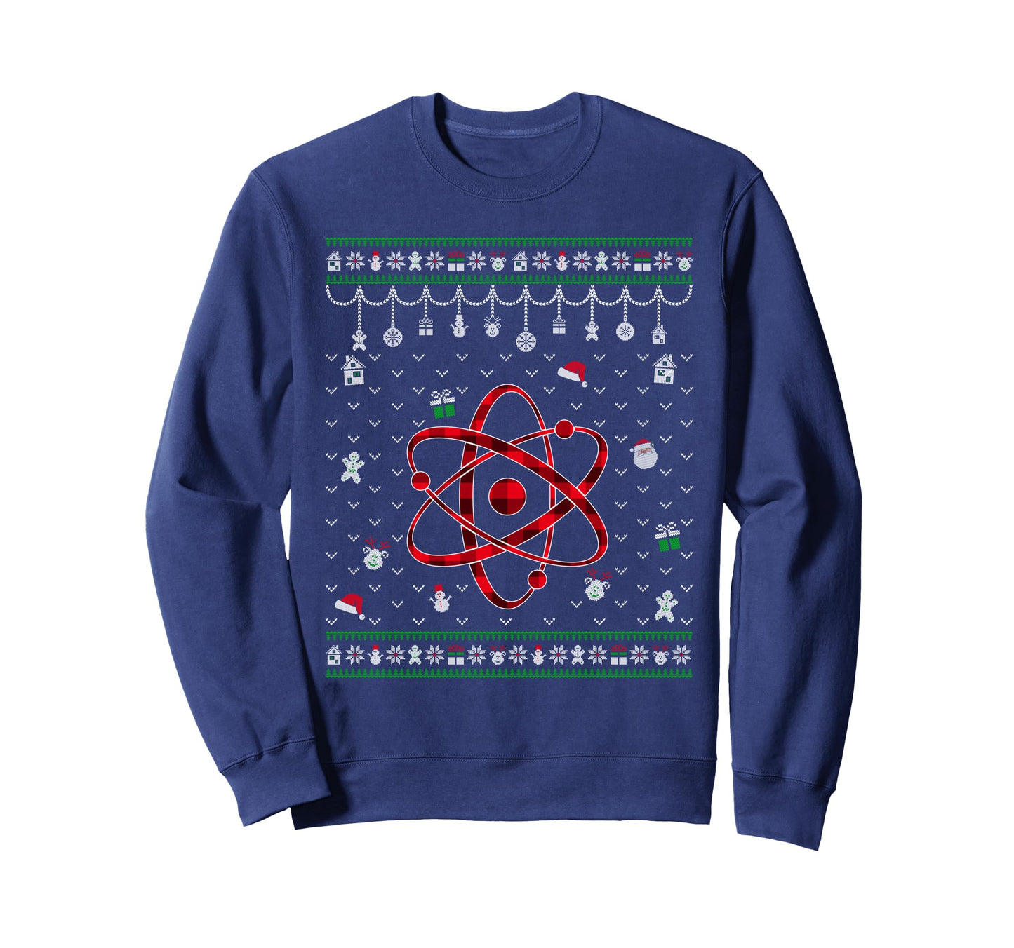 Red Plaid Physics Science Funny Sweatshirt - Streetwear Style for Adults - T-Shirt, Sweatshirt, Hoodie