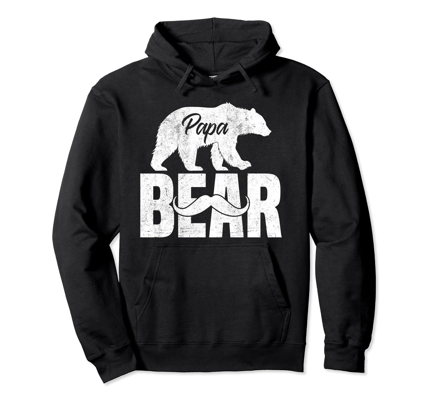 Papa Bear Fathers Day Grandpa Papa Hoodie - Novelty Apparel for Adults - T-Shirt, Sweatshirt, Hoodie