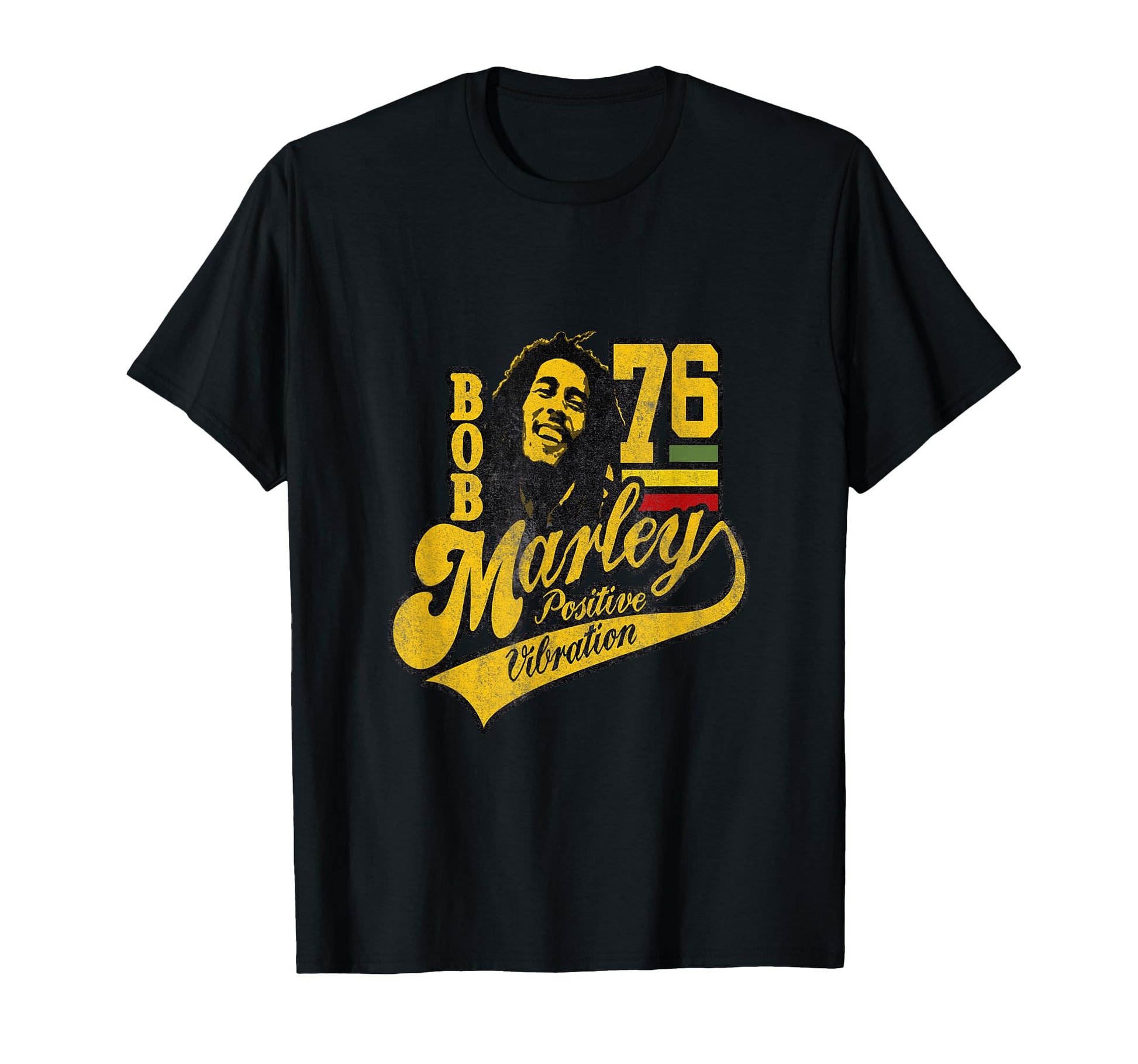 Bob Marley Positive Vibrations Soccer T-Shirt - Graphic Print Unisex - T-Shirt, Sweatshirt, Hoodie