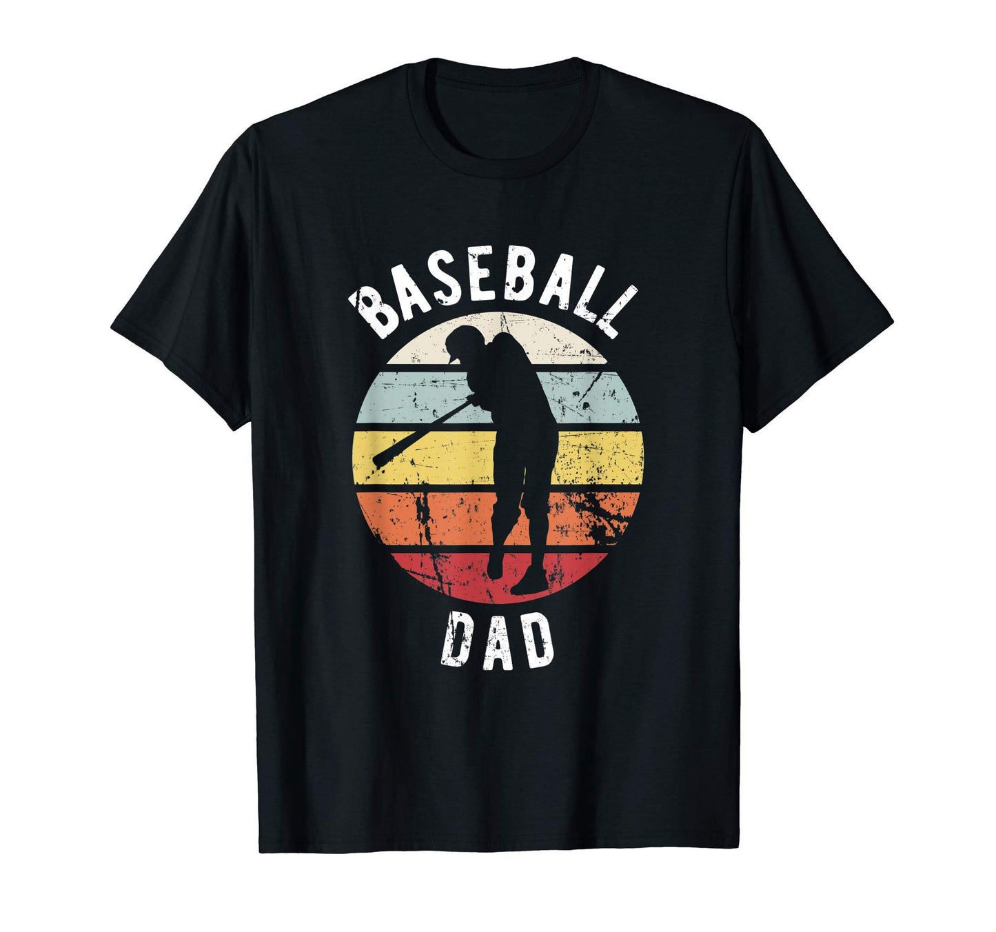 Sports Fan Funny Baseball Dad T-Shirt - Custom Art Print for Adults - T-Shirt, Sweatshirt, Hoodie