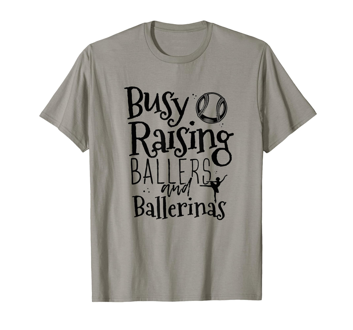 Busy Raising Ballers Baseball Lover T-Shirt - Minimalist Print for Adults - T-Shirt, Sweatshirt, Hoodie