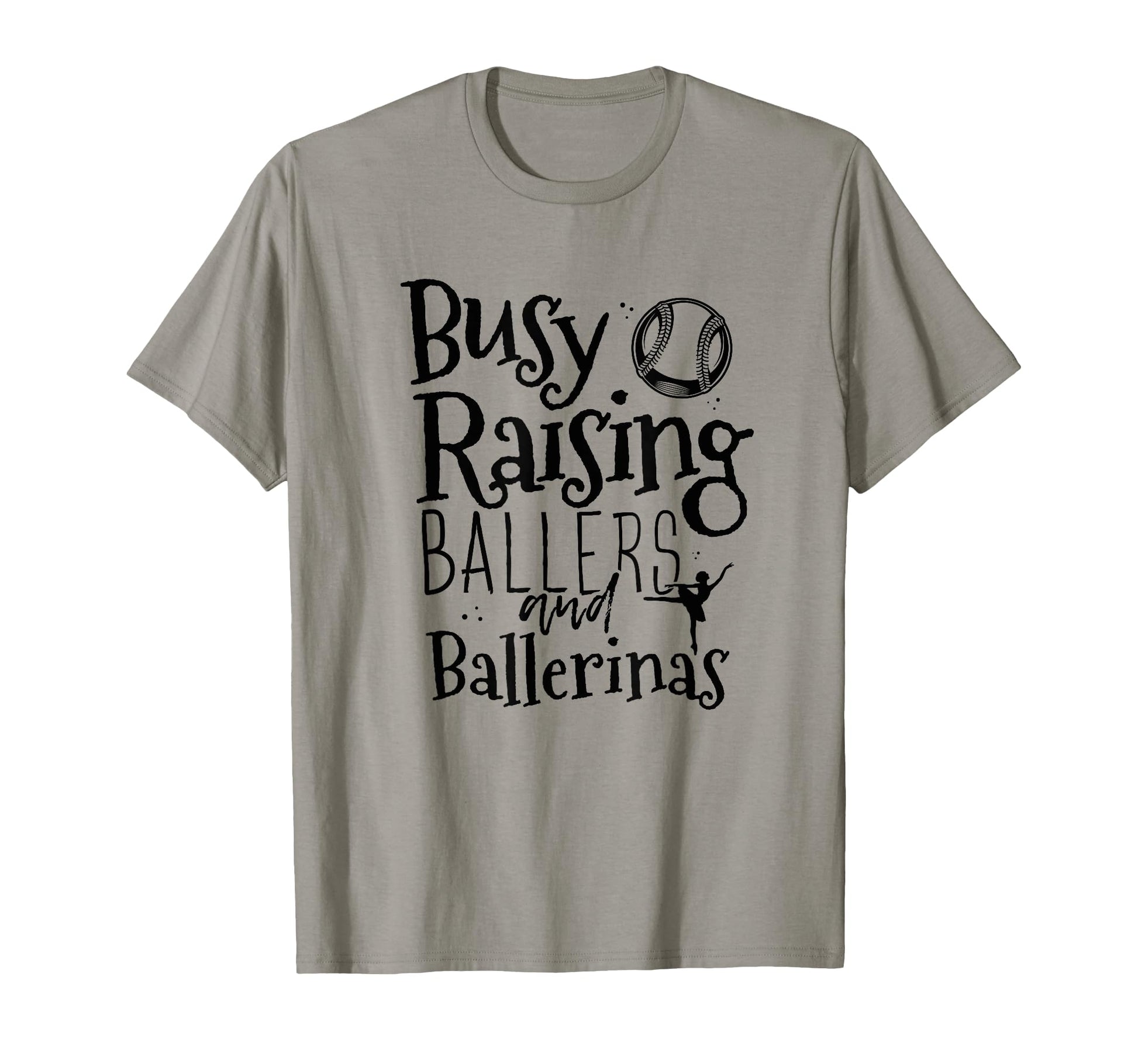 Busy Raising Ballers Baseball Lover T-Shirt - Minimalist Print for Adults - T-Shirt, Sweatshirt, Hoodie