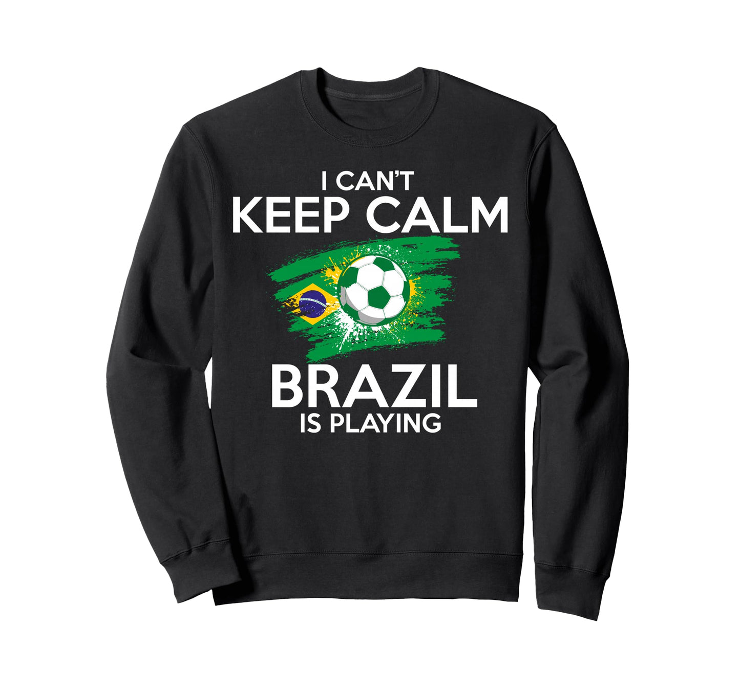 Brazil Soccer Football Game Player Sweatshirt - Minimalist Print Men Women - T-Shirt, Sweatshirt, Hoodie