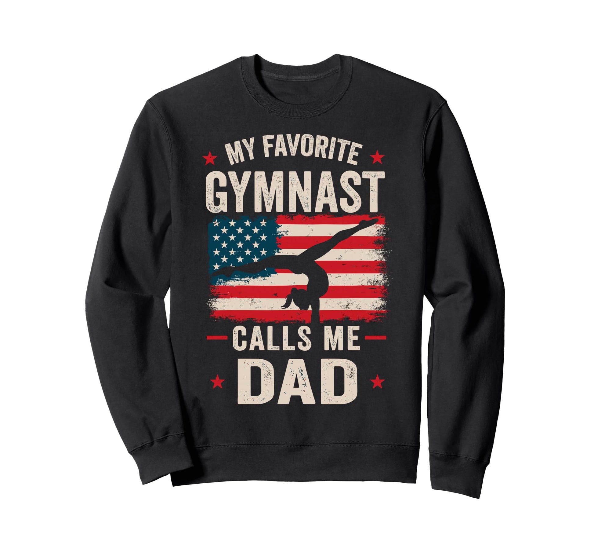 Gymnastics My Favorite Gymnast Sweatshirt - Casual Everyday Wear Unisex - T-Shirt, Sweatshirt, Hoodie