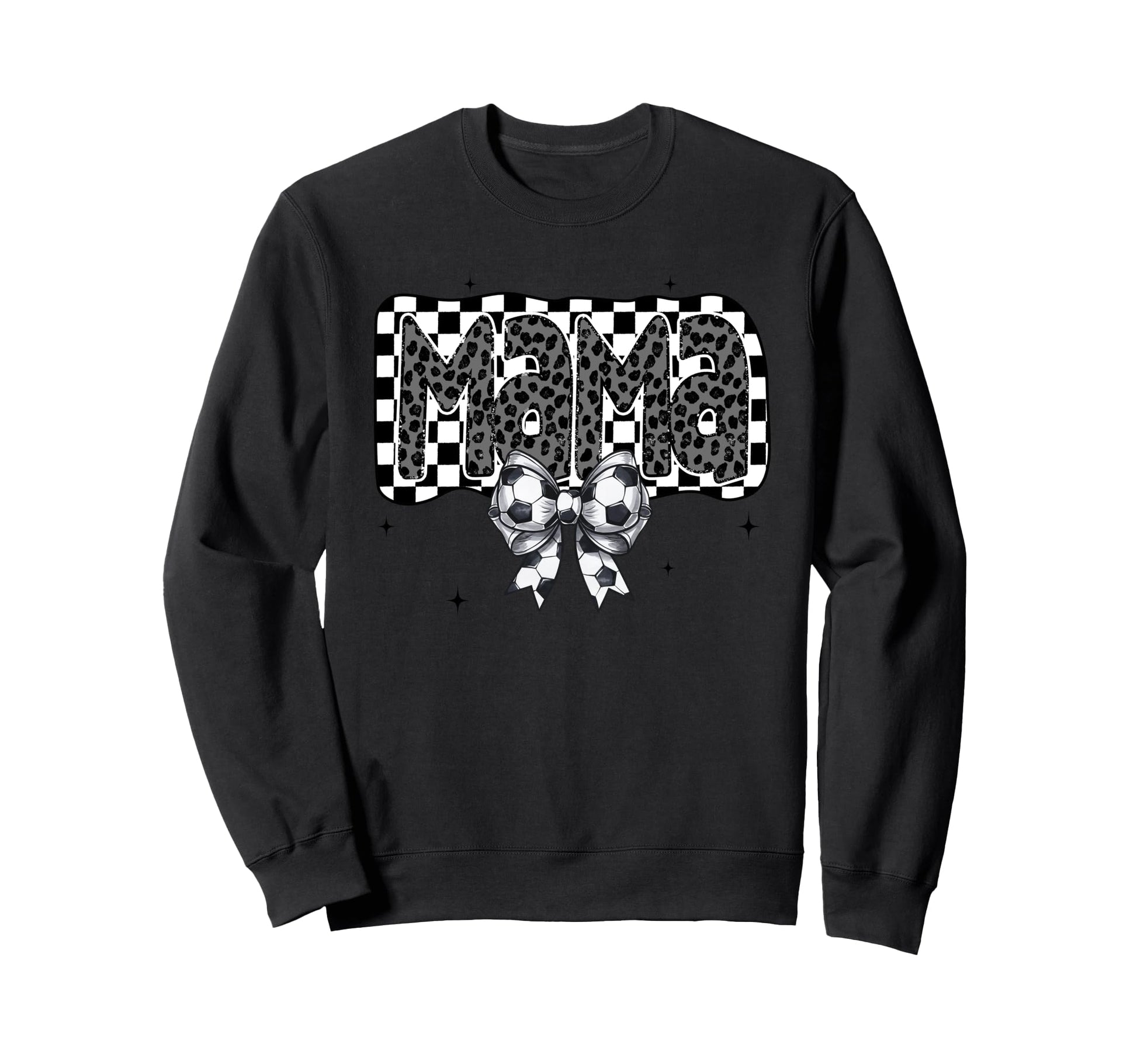 Soccer Mama Coquette Checkered Sweatshirt - Aesthetic Graphic Unisex - T-Shirt, Sweatshirt, Hoodie