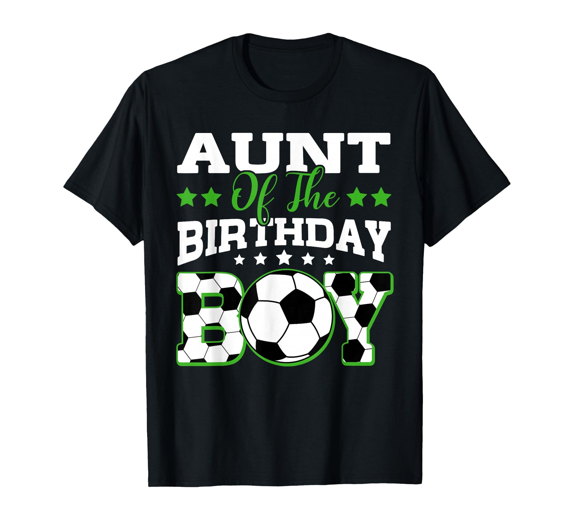 Aunt Birthday Soccer Family Matching T-Shirt - Unique Graphic Unisex - T-Shirt, Sweatshirt, Hoodie