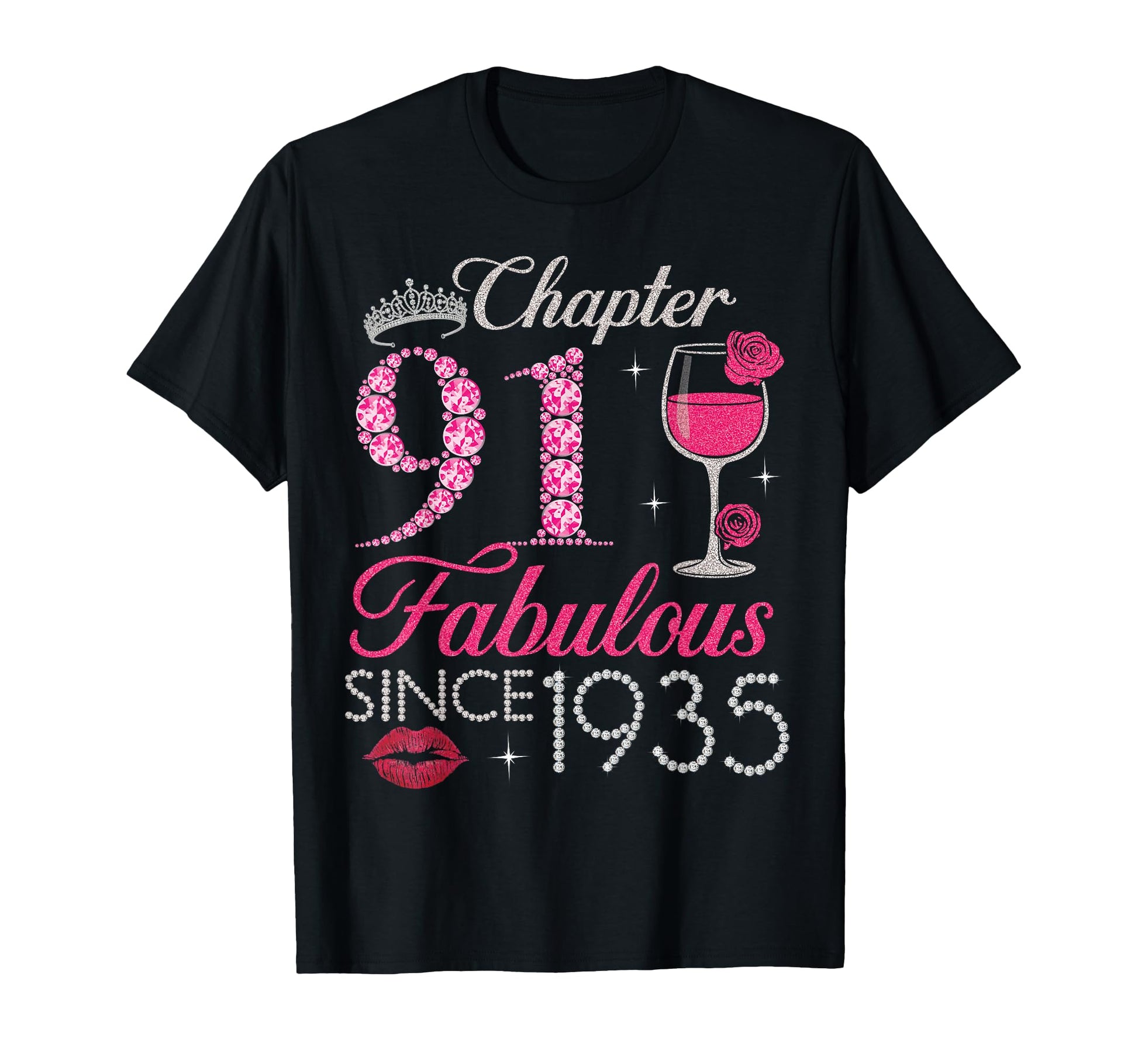 Chapter 91 Fabulous Since 1935 T-Shirt - Custom Art Print for Adults - T-Shirt, Sweatshirt, Hoodie