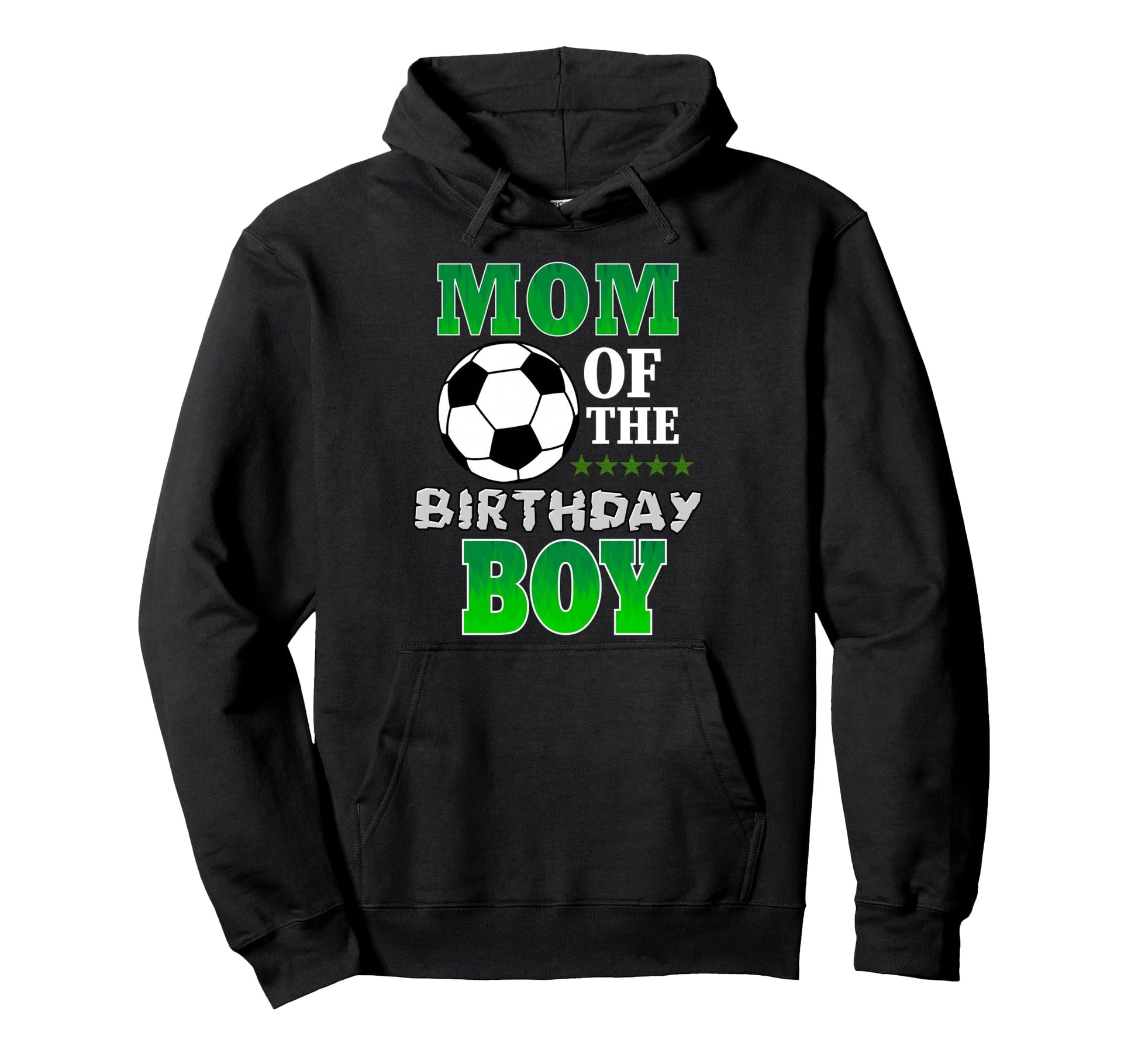 Mom Birthday Soccer Stars Outfit Hoodie - Aesthetic Graphic Unisex - T-Shirt, Sweatshirt, Hoodie