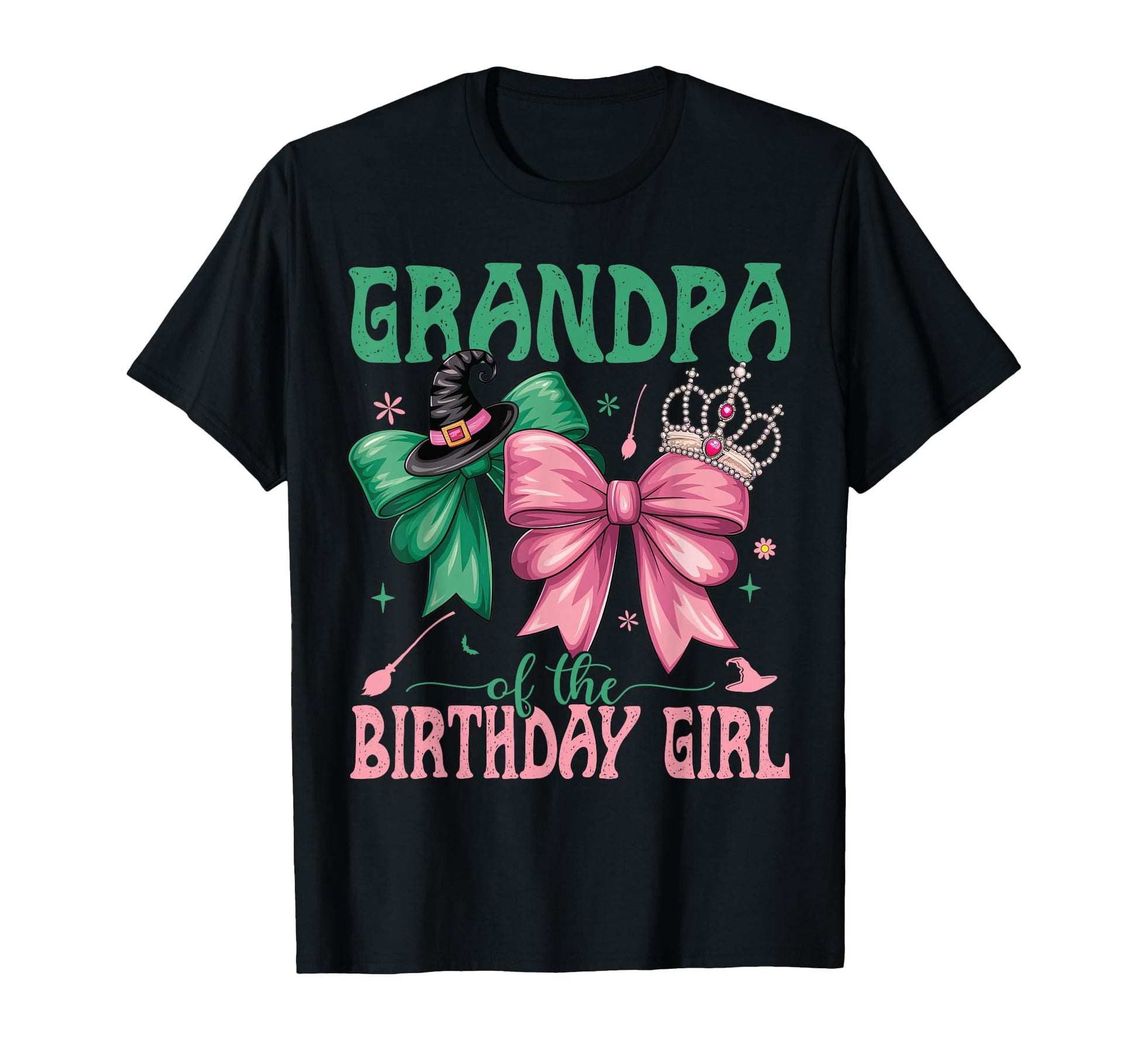 Grandpa Birthday Matching Witch T-Shirt - Casual Everyday Wear Unisex - T-Shirt, Sweatshirt, Hoodie