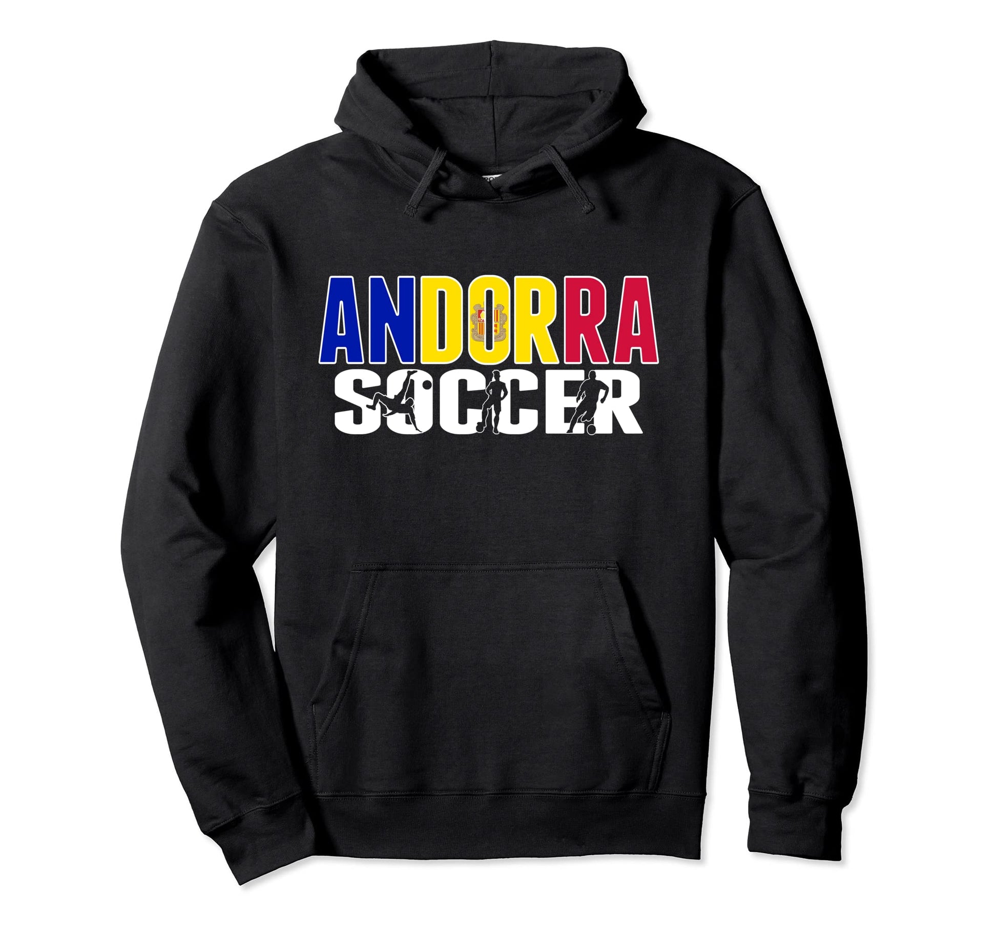 Andorra Soccer Fans Jersey Andorran Hoodie - Casual Everyday Wear Unisex - T-Shirt, Sweatshirt, Hoodie