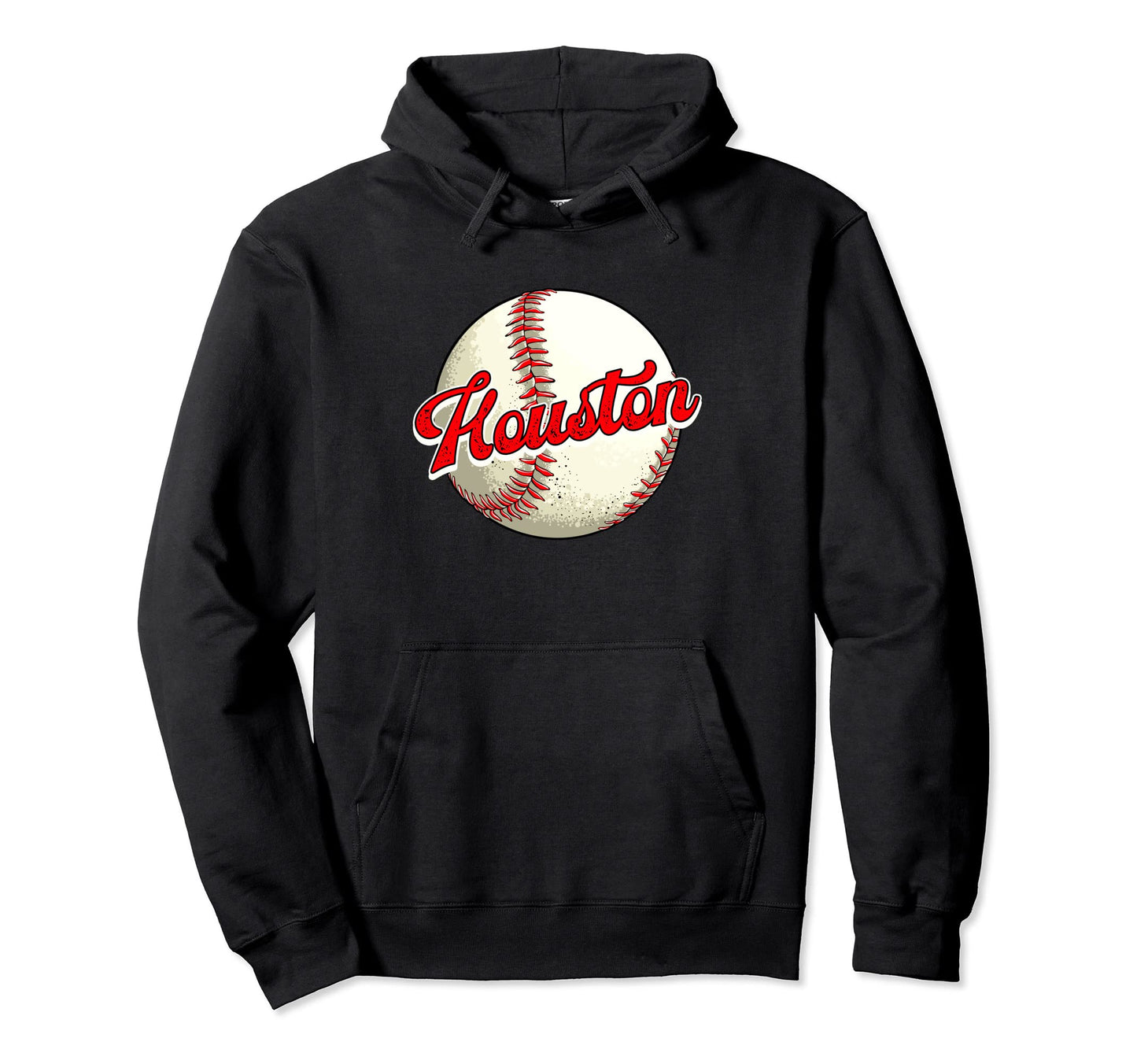 Baseball Lover Mom Dad Houston Hoodie - Minimalist Print for Adults - T-Shirt, Sweatshirt, Hoodie
