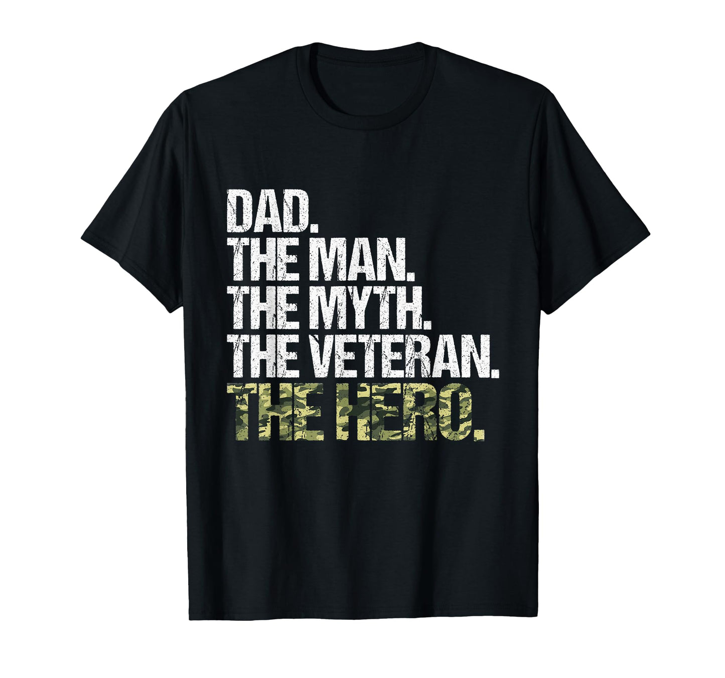 Dad Myth Usa Veterans Day Camouflage T-Shirt - Minimalist Print for Adults - T-Shirt, Sweatshirt, Hoodie
