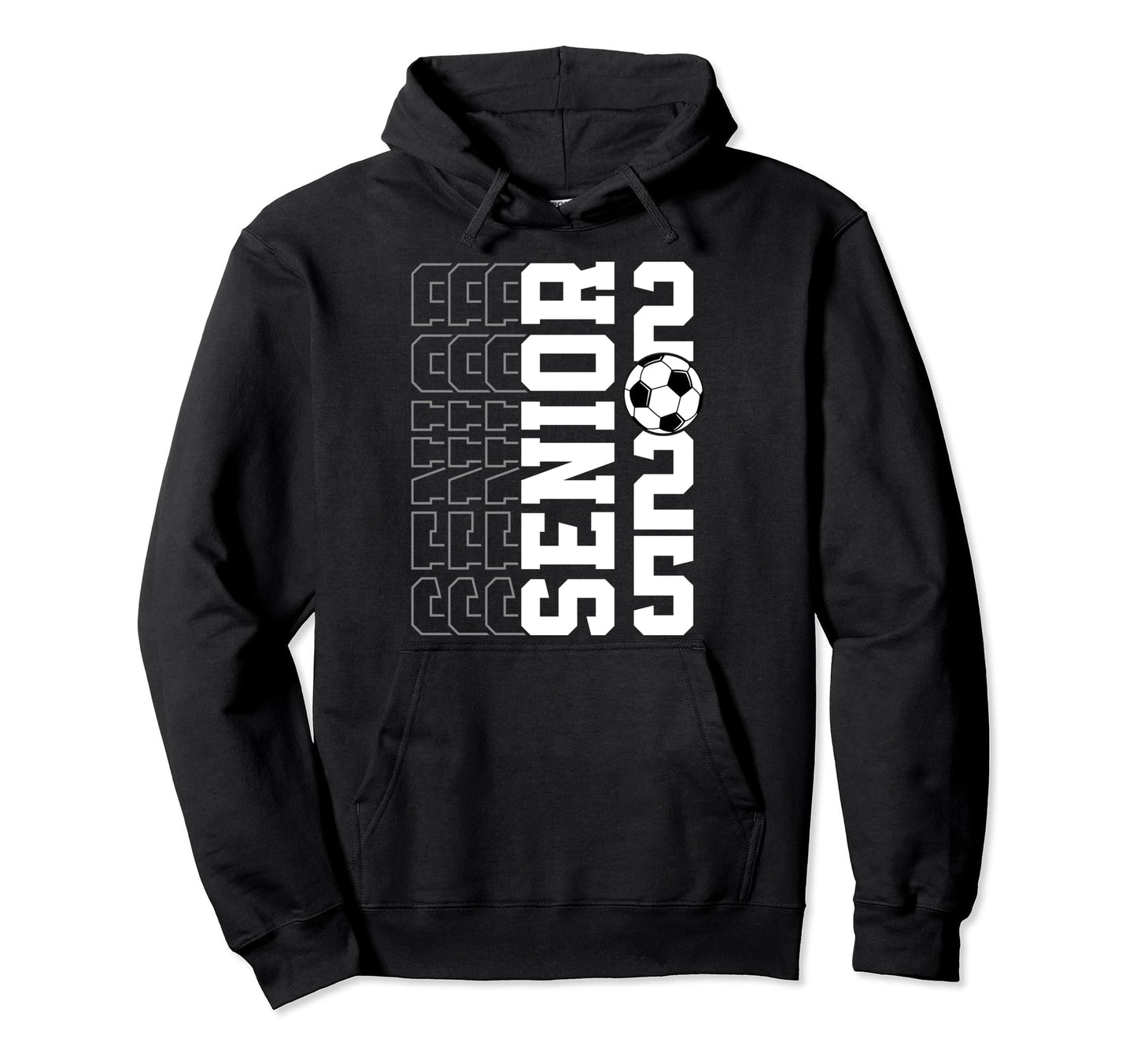 Class 2025 Graduation Senior Soccer Hoodie - Aesthetic Graphic Men Women - T-Shirt, Sweatshirt, Hoodie