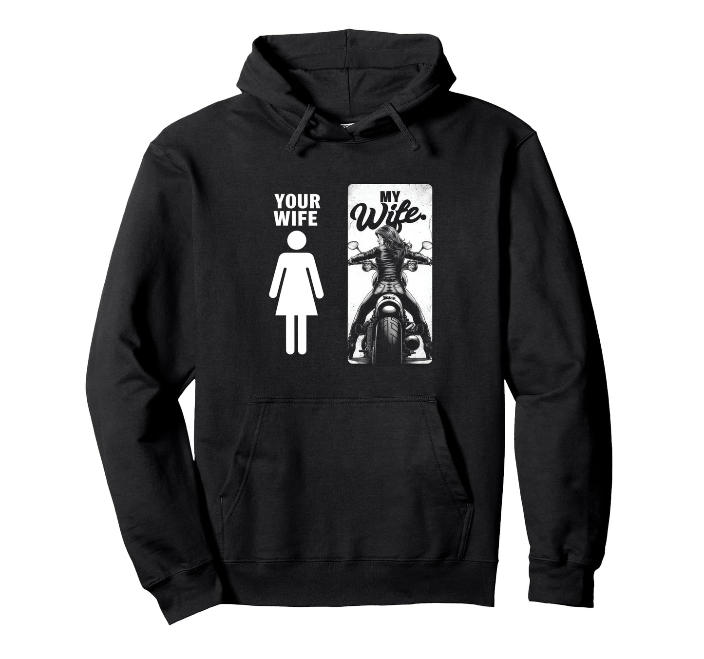 Your Wife Is Simple My Wife Biker Wife Hoodie - Streetwear Style Men Women - T-Shirt, Sweatshirt, Hoodie