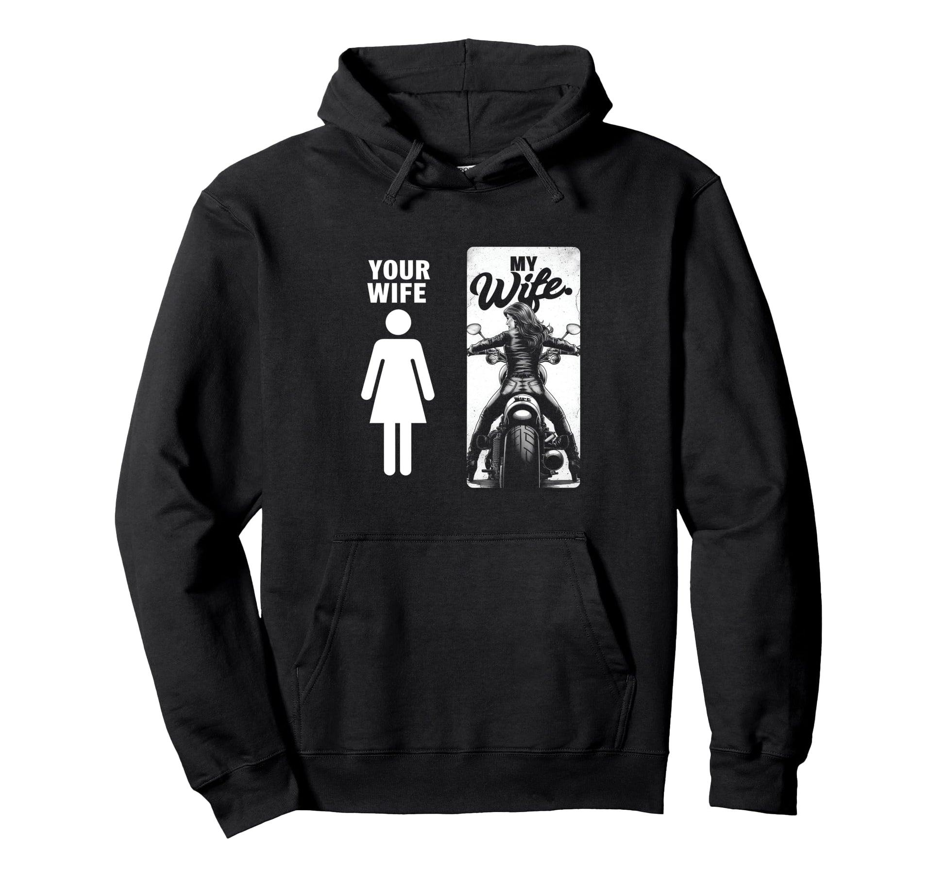 Your Wife Is Simple My Wife Biker Wife Hoodie - Streetwear Style Men Women - T-Shirt, Sweatshirt, Hoodie