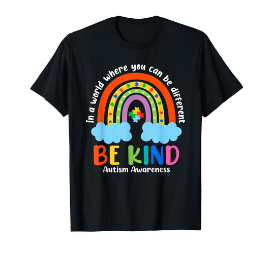 Autism Awareness Rainbow April We Wear T-Shirt - Unique Graphic for Adults - T-Shirt, Sweatshirt, Hoodie