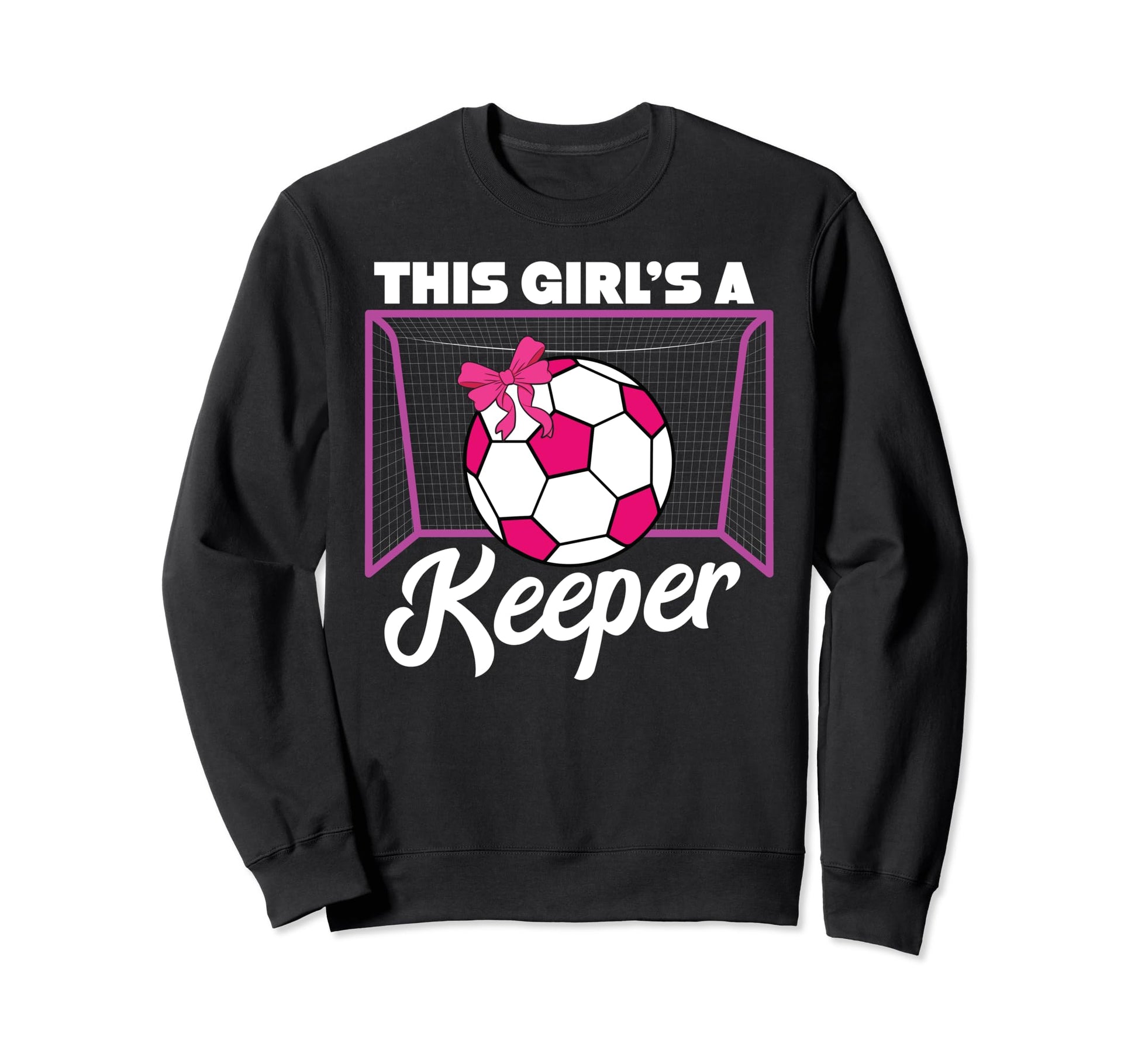 This Is Keeper Goalkeeper Soccer Sweatshirt - Graphic Print for Adults - T-Shirt, Sweatshirt, Hoodie