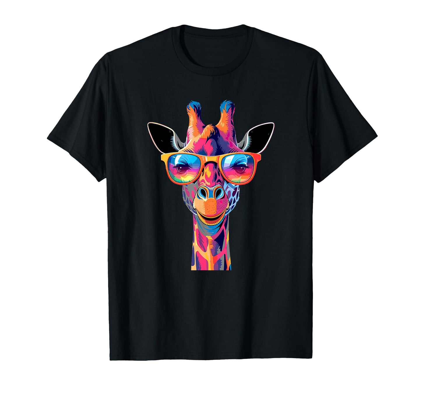 Funny Giraffe Sunglasses T-Shirt - Graphic Print for Adults - T-Shirt, Sweatshirt, Hoodie