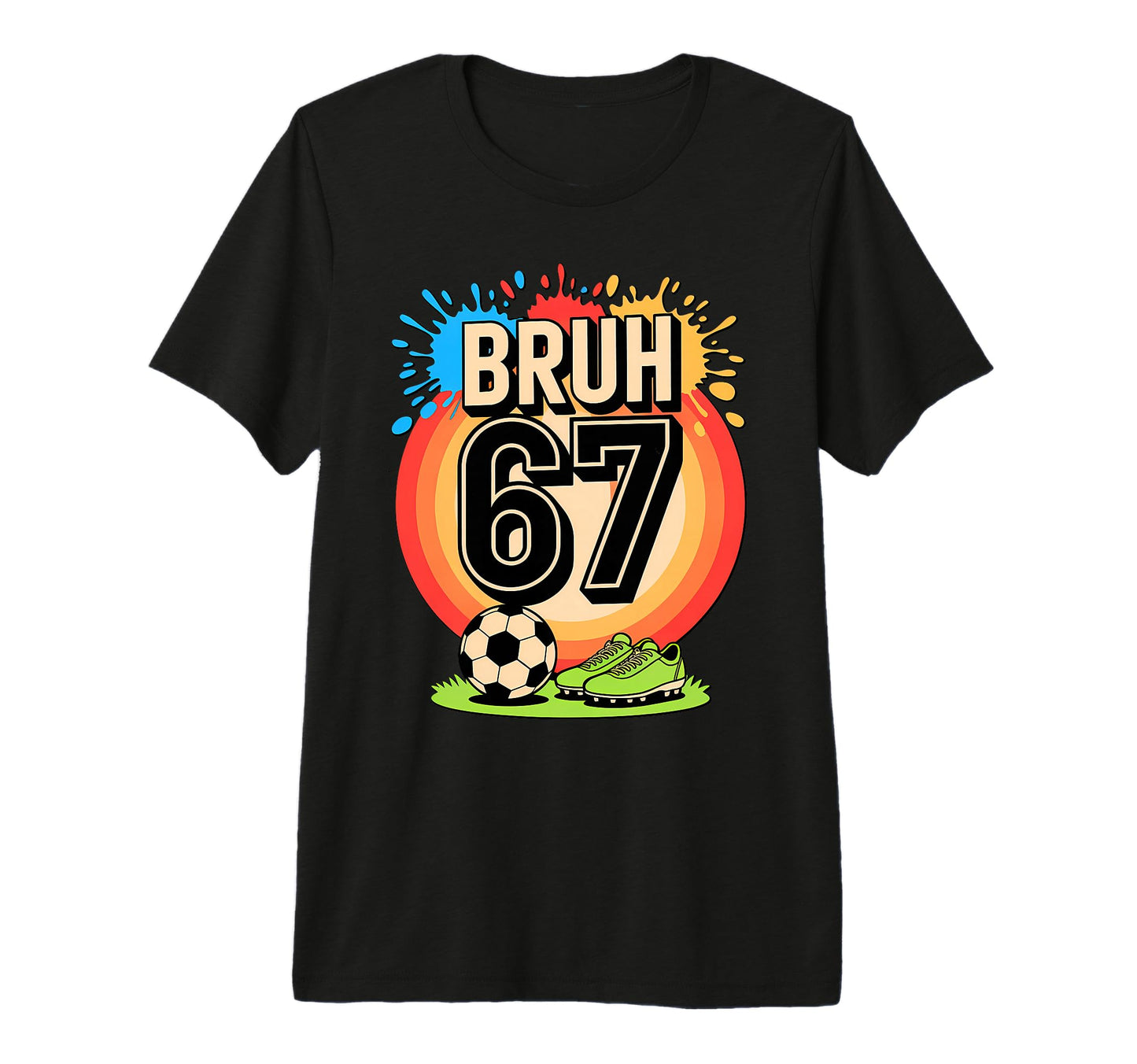 Funny 67 Six Seven Soccer Football Meme T-Shirt - Unique Graphic Men Women - T-Shirt, Sweatshirt, Hoodie