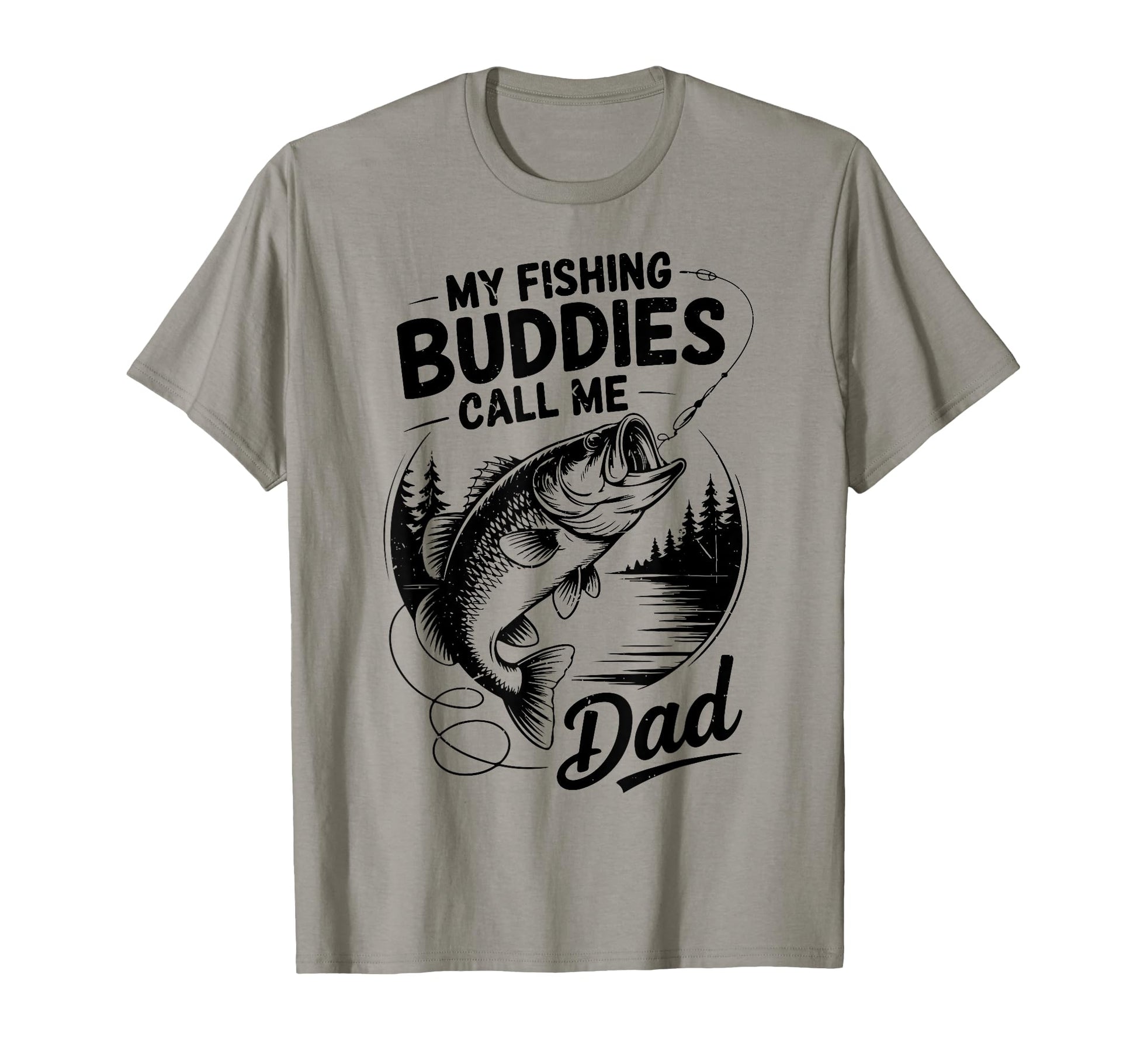 My Fishing Buddies Call Me Step Dad T-Shirt - Custom Art Print Men Women - T-Shirt, Sweatshirt, Hoodie